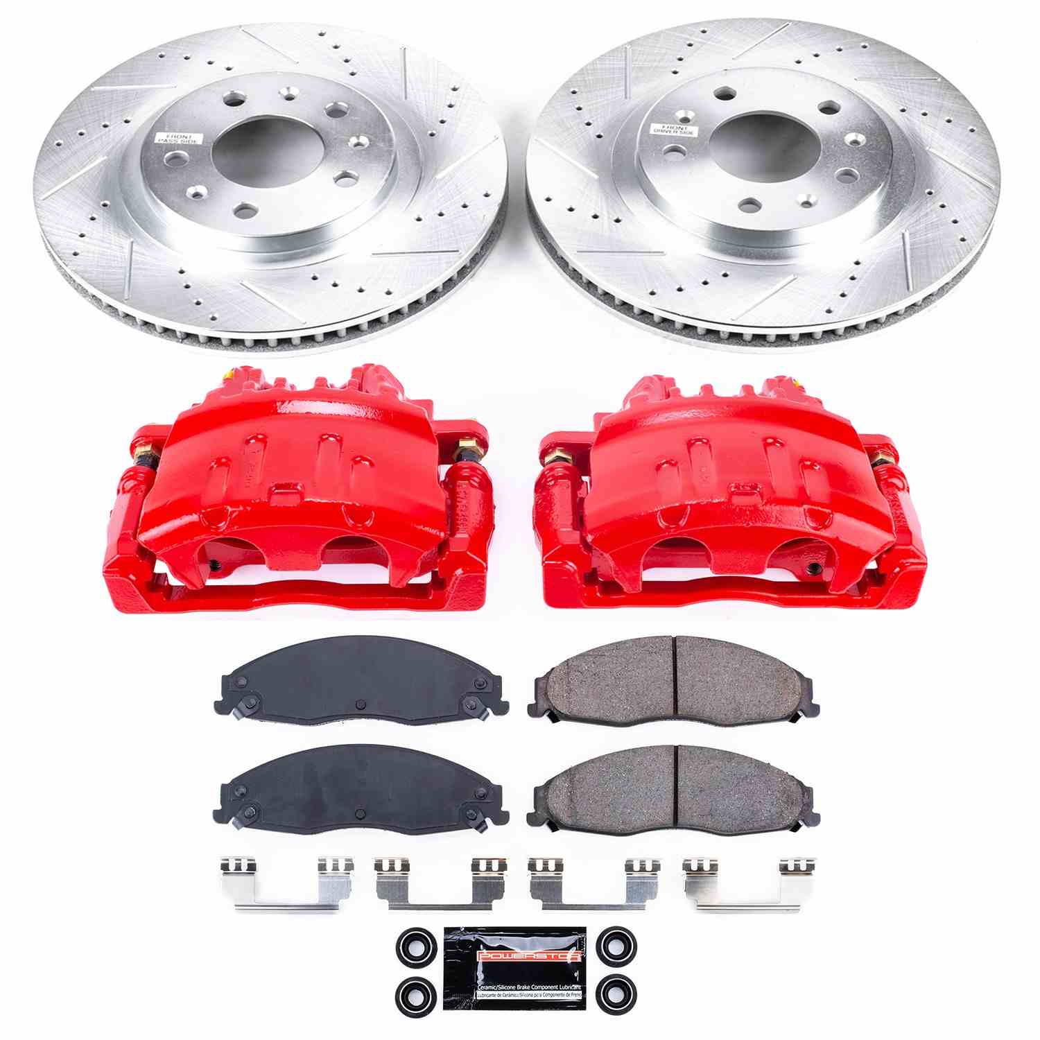 Power Stop 03-07 Cadillac CTS Front Z23 Evolution Sport Brake Kit w/Calipers