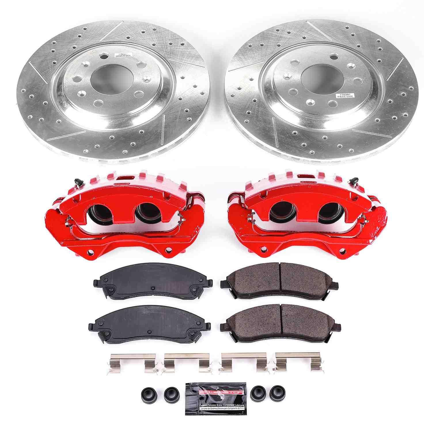 Power Stop 06-07 Cadillac CTS Front Z23 Evolution Sport Brake Kit w/Calipers