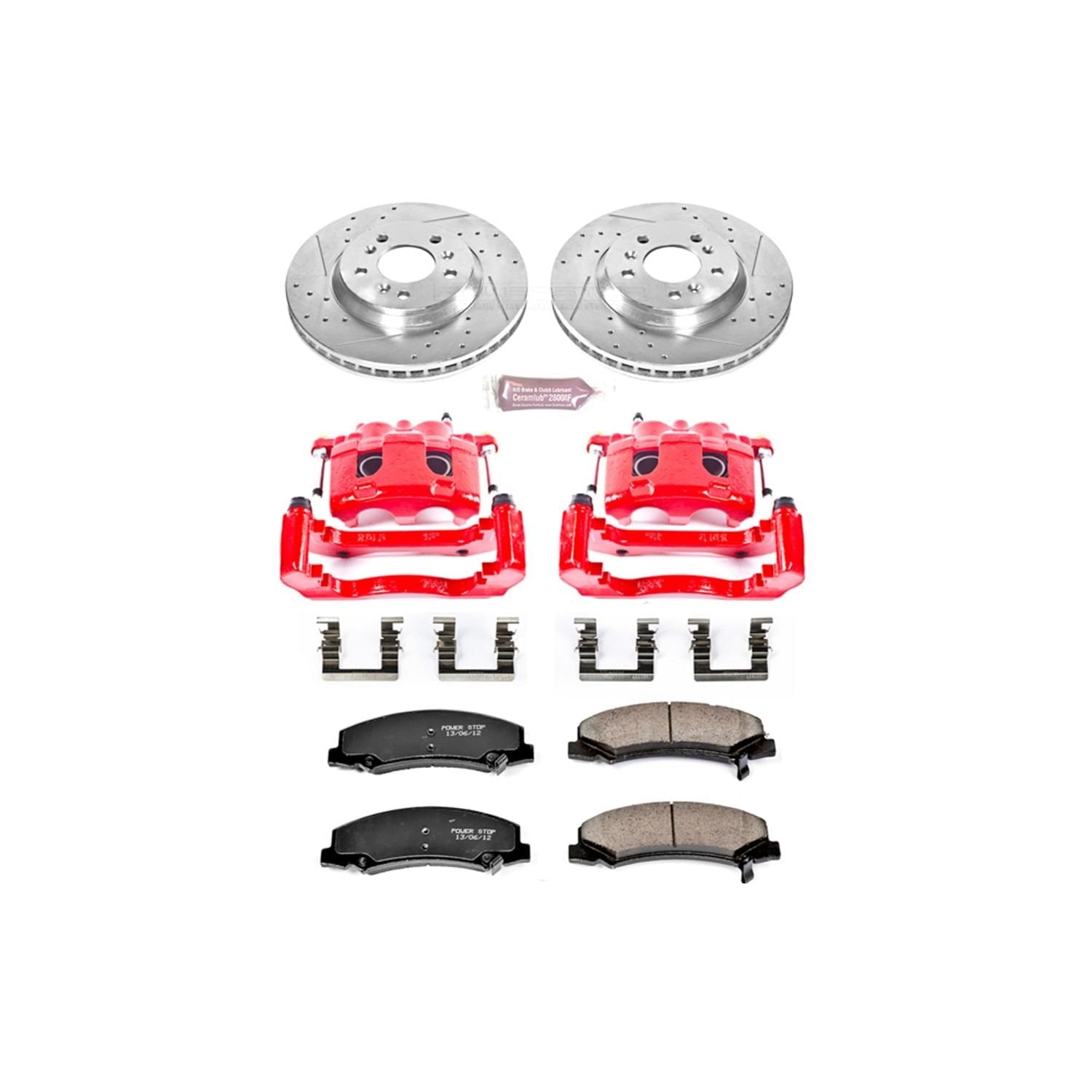 Power Stop 06-11 Buick Lucerne Front Z23 Evolution Sport Brake Kit w/Calipers