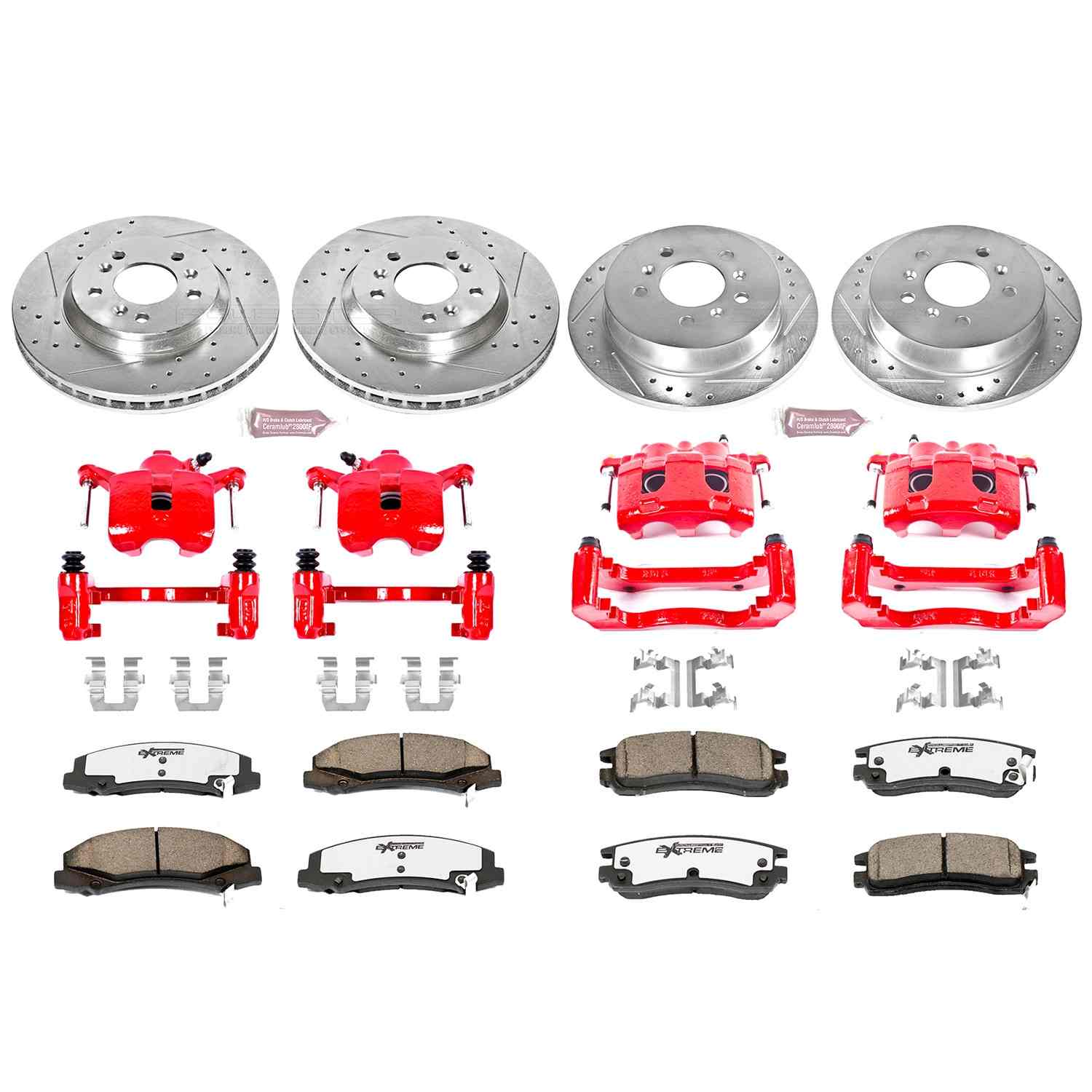 Power Stop 06-07 Chevrolet Monte Carlo Front and Rear Z26 Street Kit w/Cals