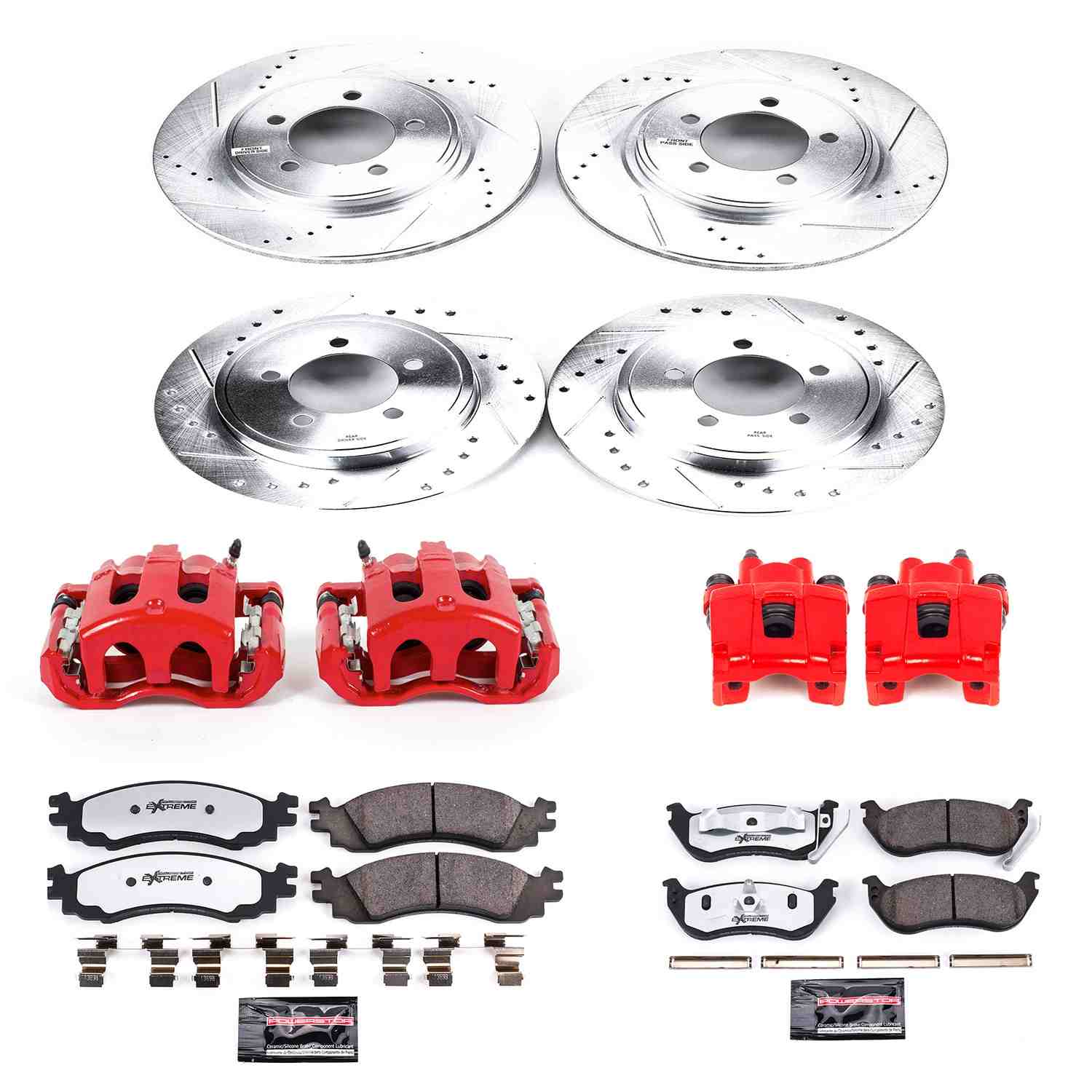 Power Stop 07-10 Mercury Mountaineer Front and Rear Z36 Truck & Tow Kit w/Cals