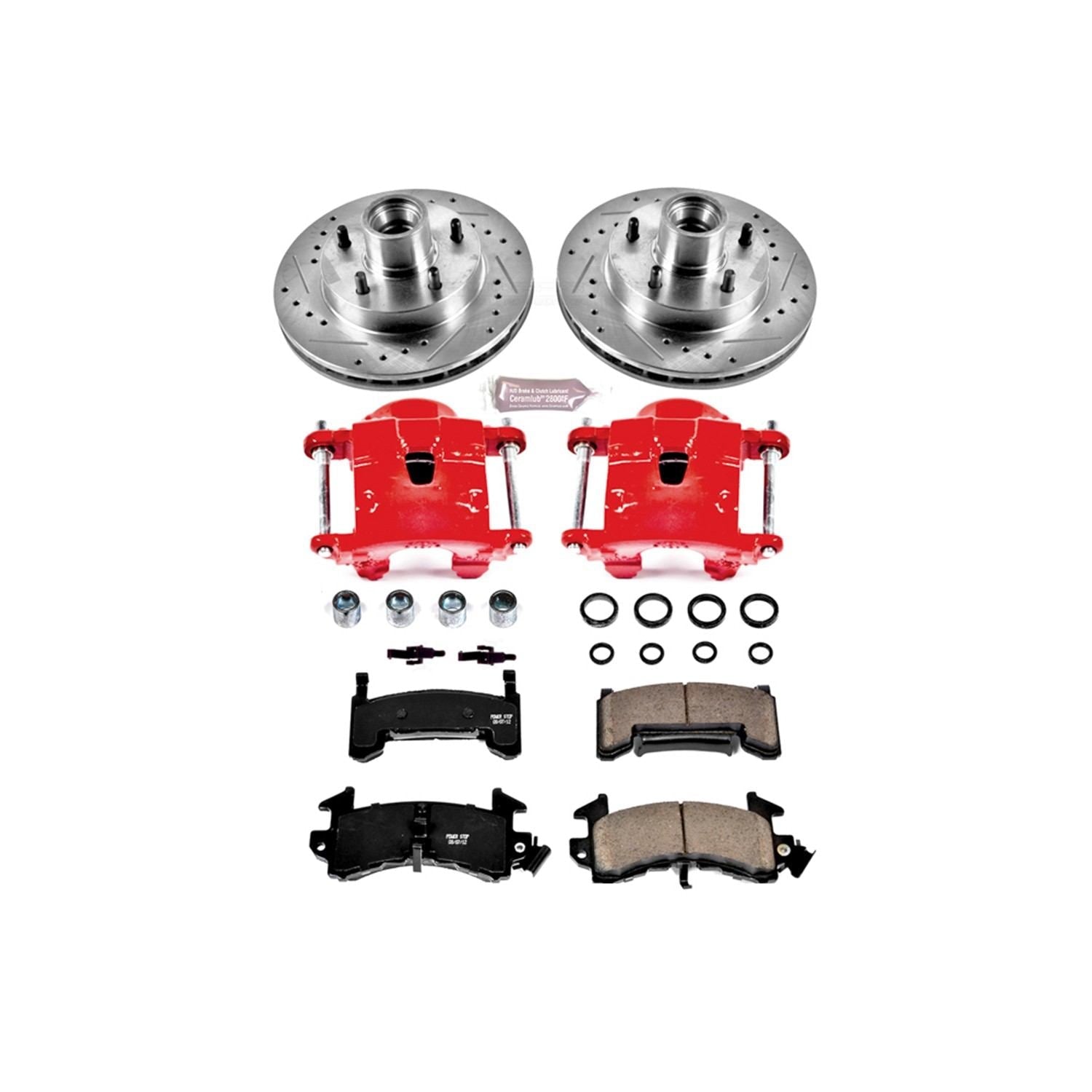Power Stop 79-81 Buick Century Front Z23 Evolution Sport Brake Kit w/Calipers