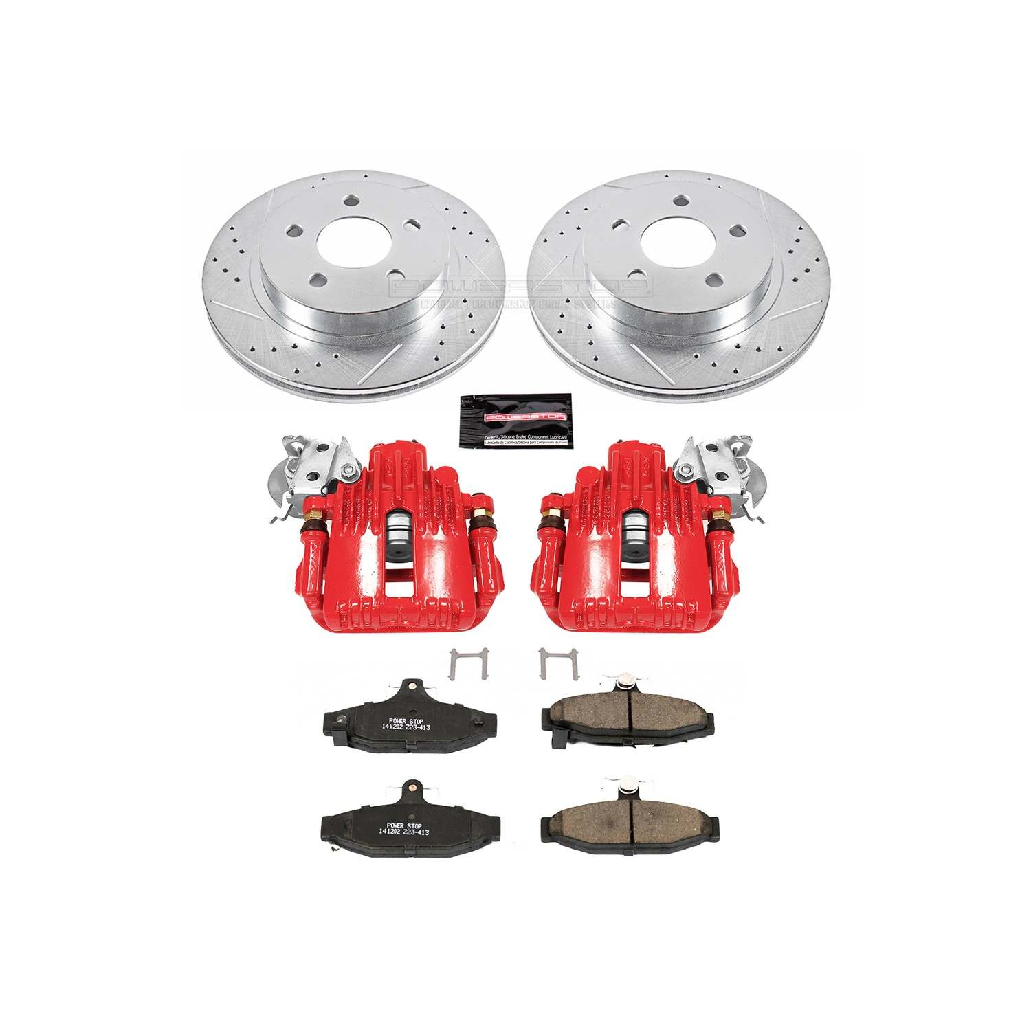 Power Stop 93-97 Chevrolet Camaro Rear Z23 Evolution Sport Brake Kit w/Calipers