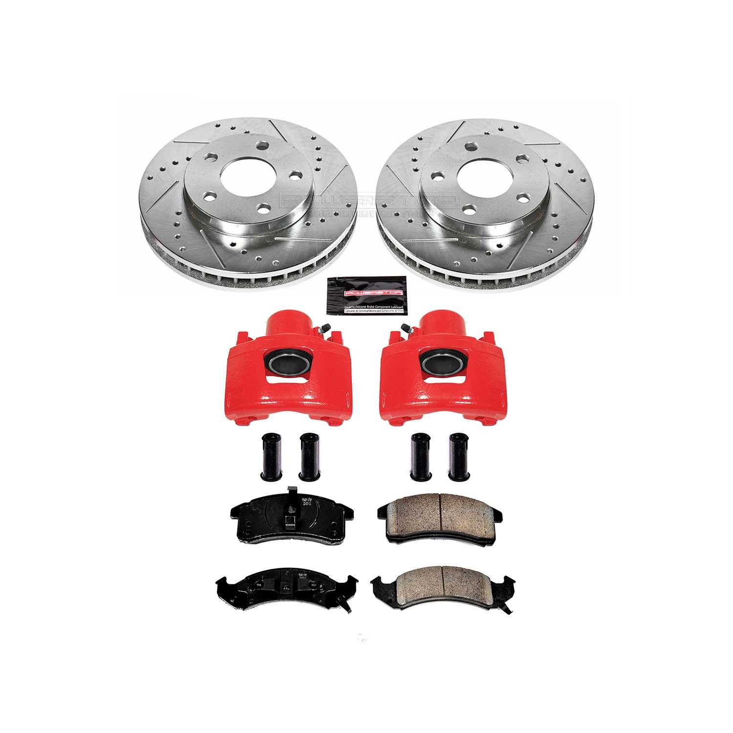 Power Stop 92-93 Buick LeSabre Front Z23 Evolution Sport Brake Kit w/Calipers
