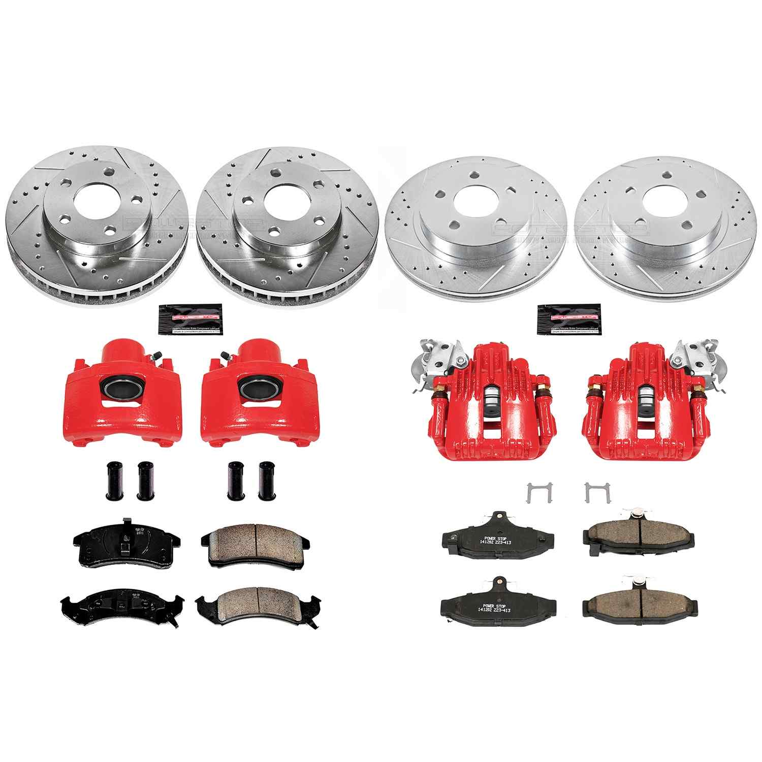 Power Stop 1993 Chevrolet Camaro Front & Rear Z23 Evolution Sport Brake Kit w/Calipers