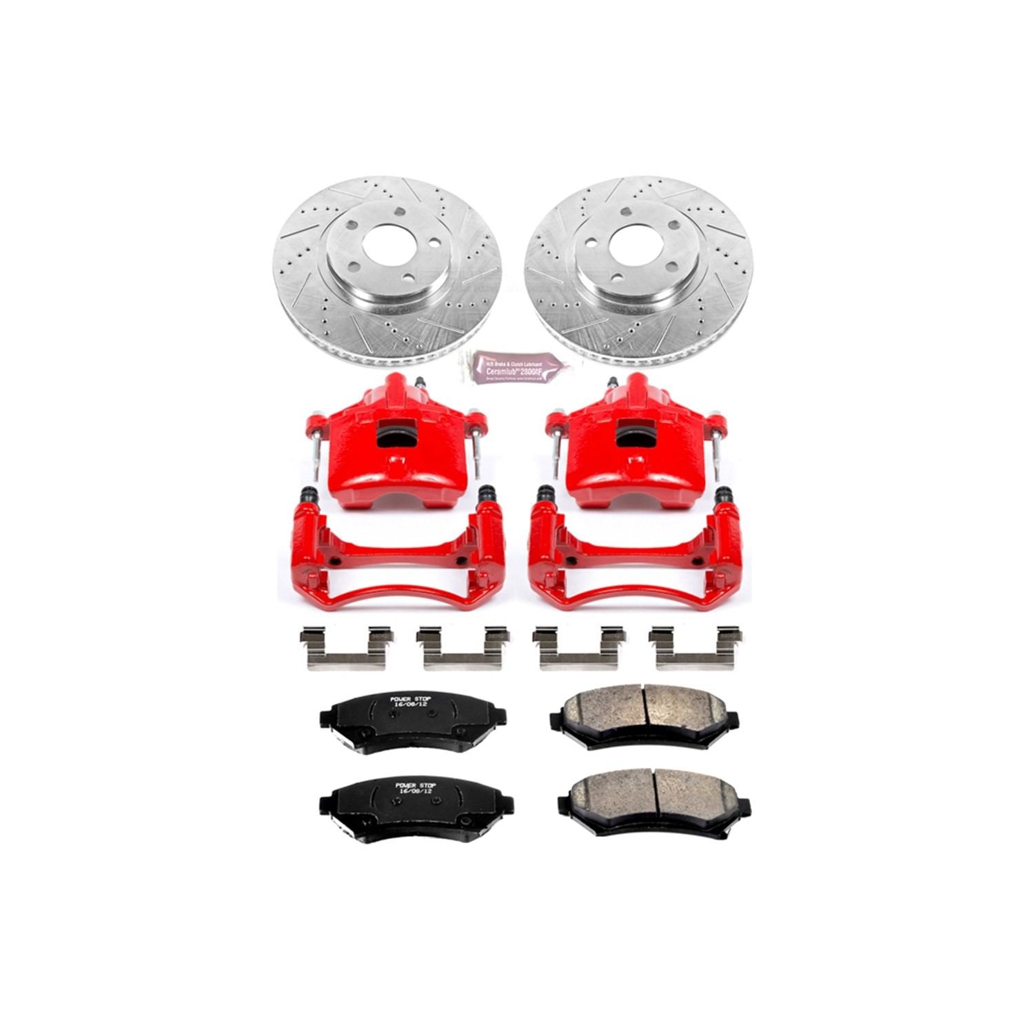Power Stop 00-04 Buick LeSabre Front Z23 Evolution Sport Brake Kit w/Calipers