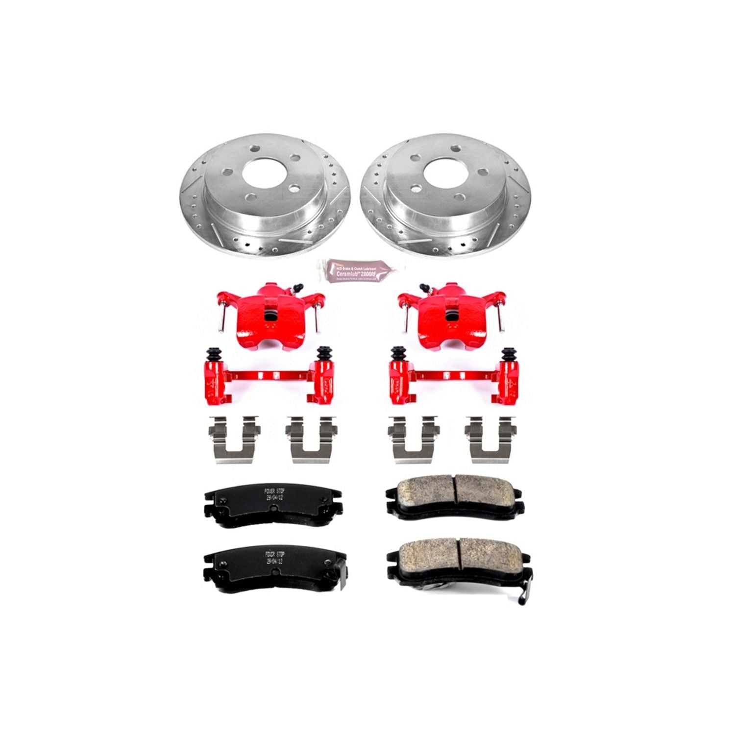 Power Stop 04-05 Buick Century Rear Z23 Evolution Sport Brake Kit w/Calipers
