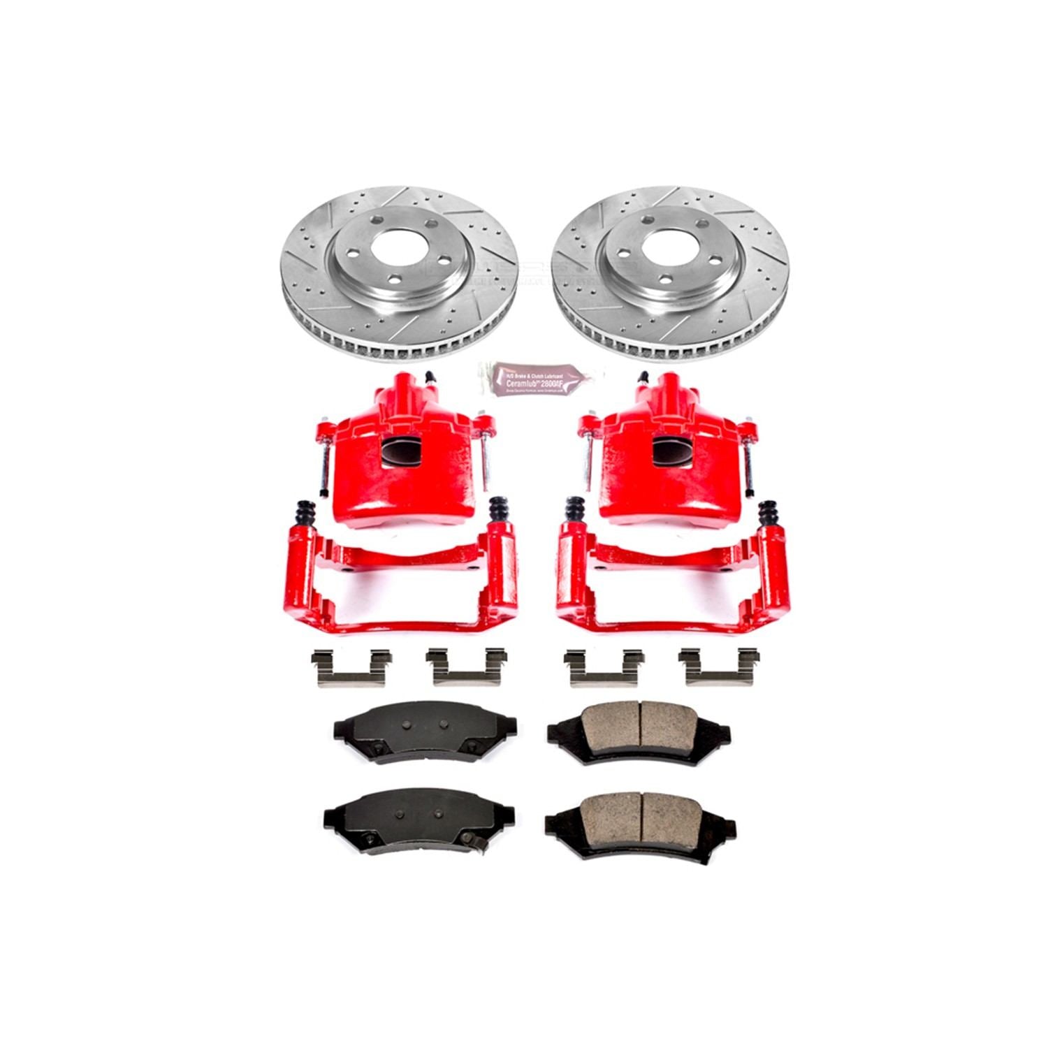 Power Stop 2004 Pontiac Grand Prix Front Z23 Evolution Sport Brake Kit w/Calipers