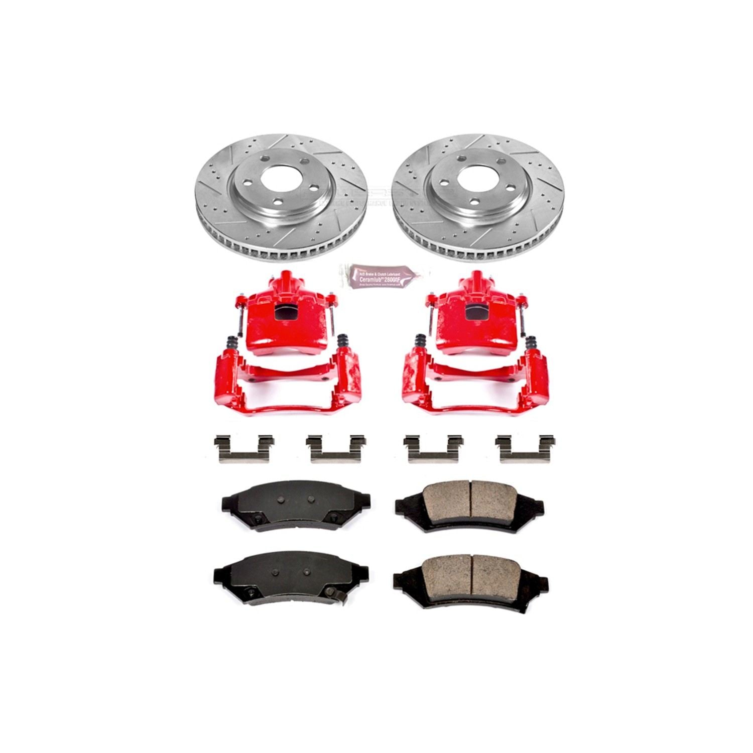 Power Stop 2004 Pontiac Grand Prix Front Z23 Evolution Sport Brake Kit w/Calipers