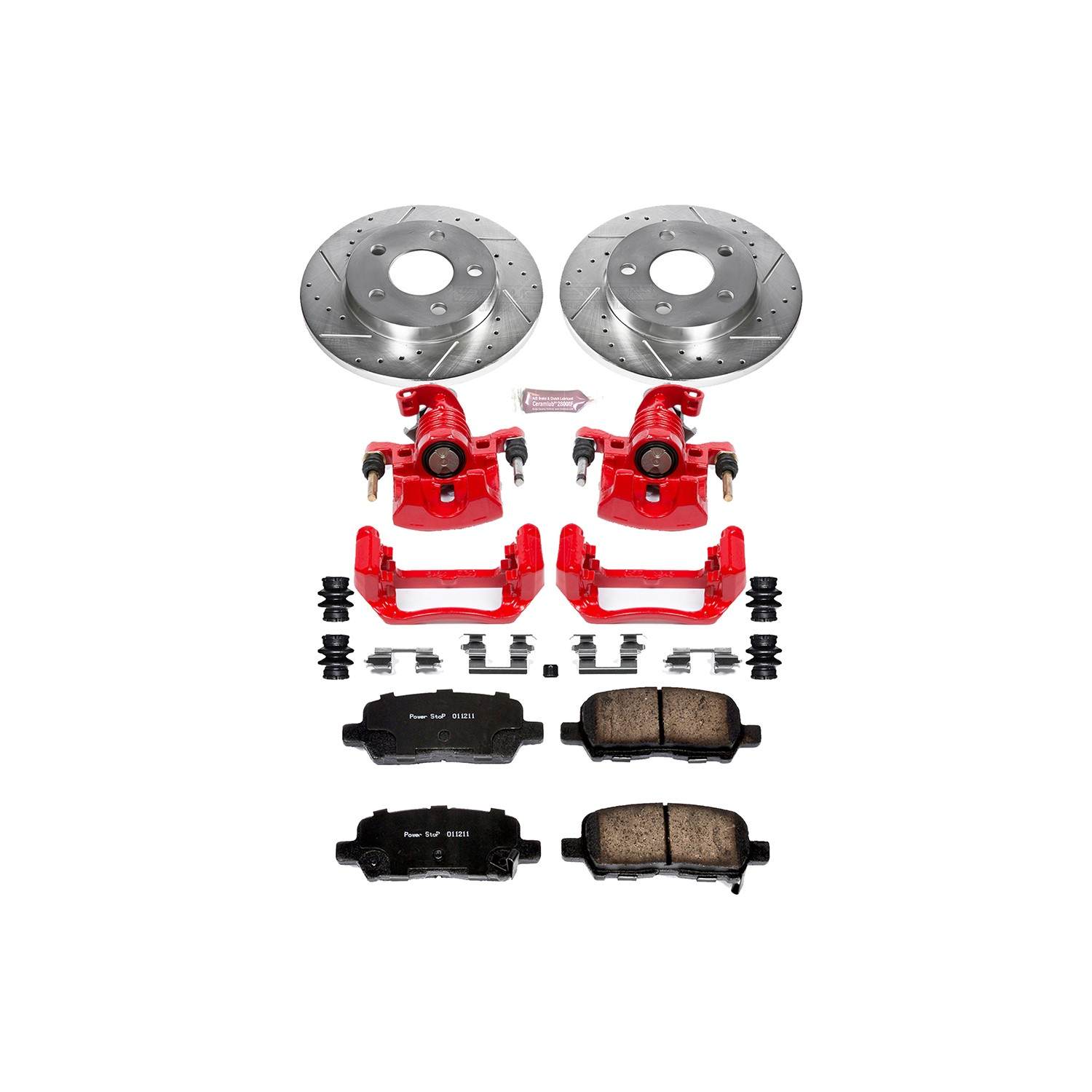 Power Stop 2004 Pontiac Grand Prix Rear Z23 Evolution Sport Brake Kit w/Calipers