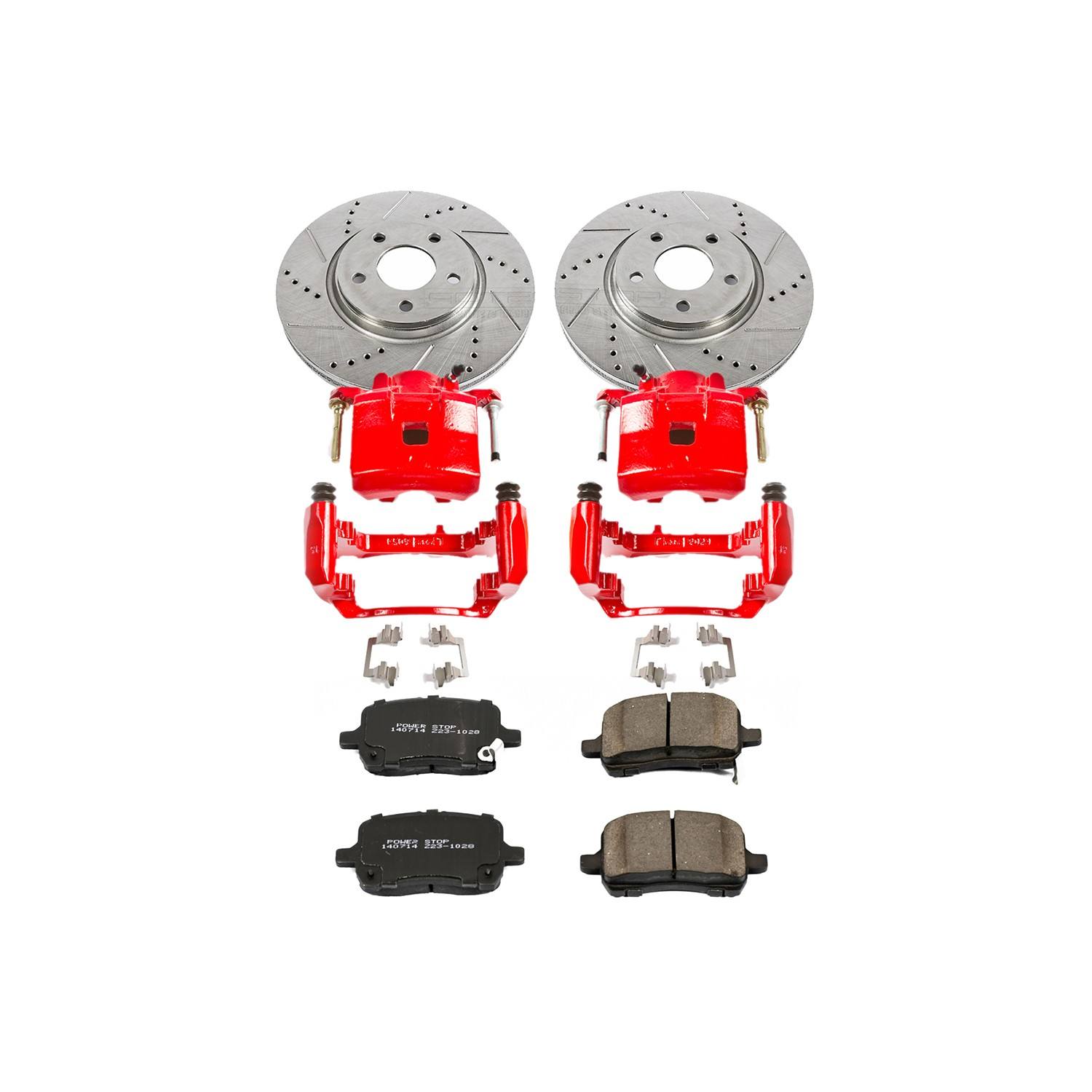 Power Stop 05-06 Chevrolet Cobalt Front Z23 Evolution Sport Brake Kit w/Calipers