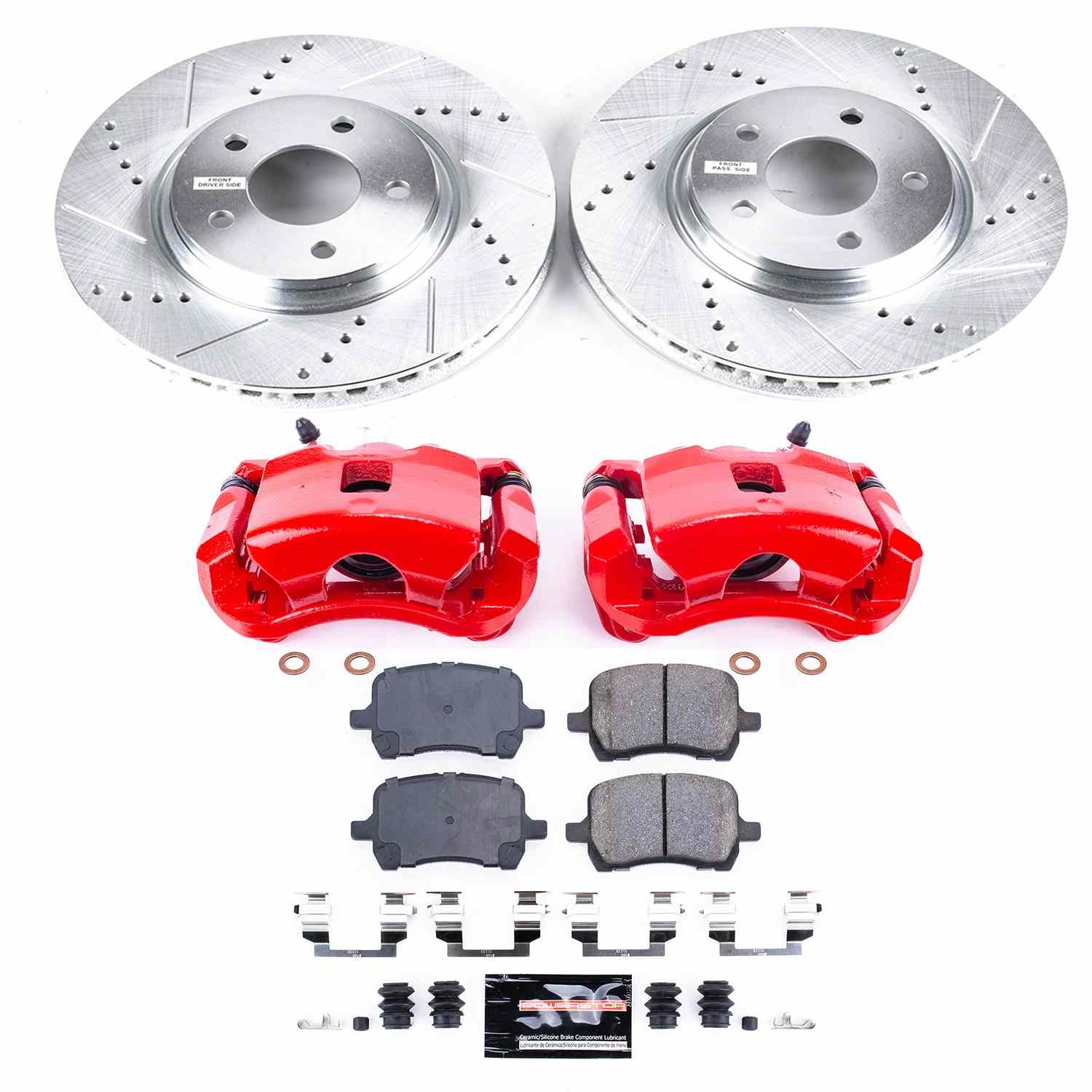 Power Stop 09-10 Pontiac G5 Front Z23 Evolution Sport Brake Kit w/Calipers