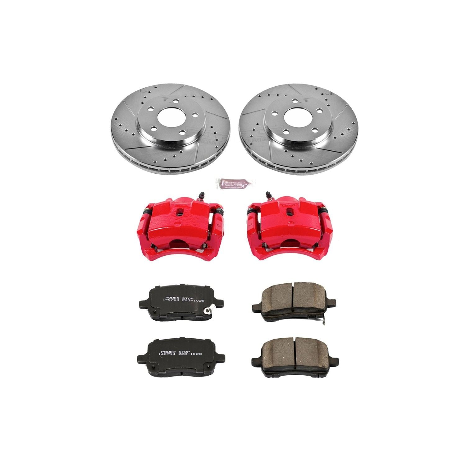 Power Stop 04-08 Chevrolet Malibu Front Z23 Evolution Sport Brake Kit w/Calipers