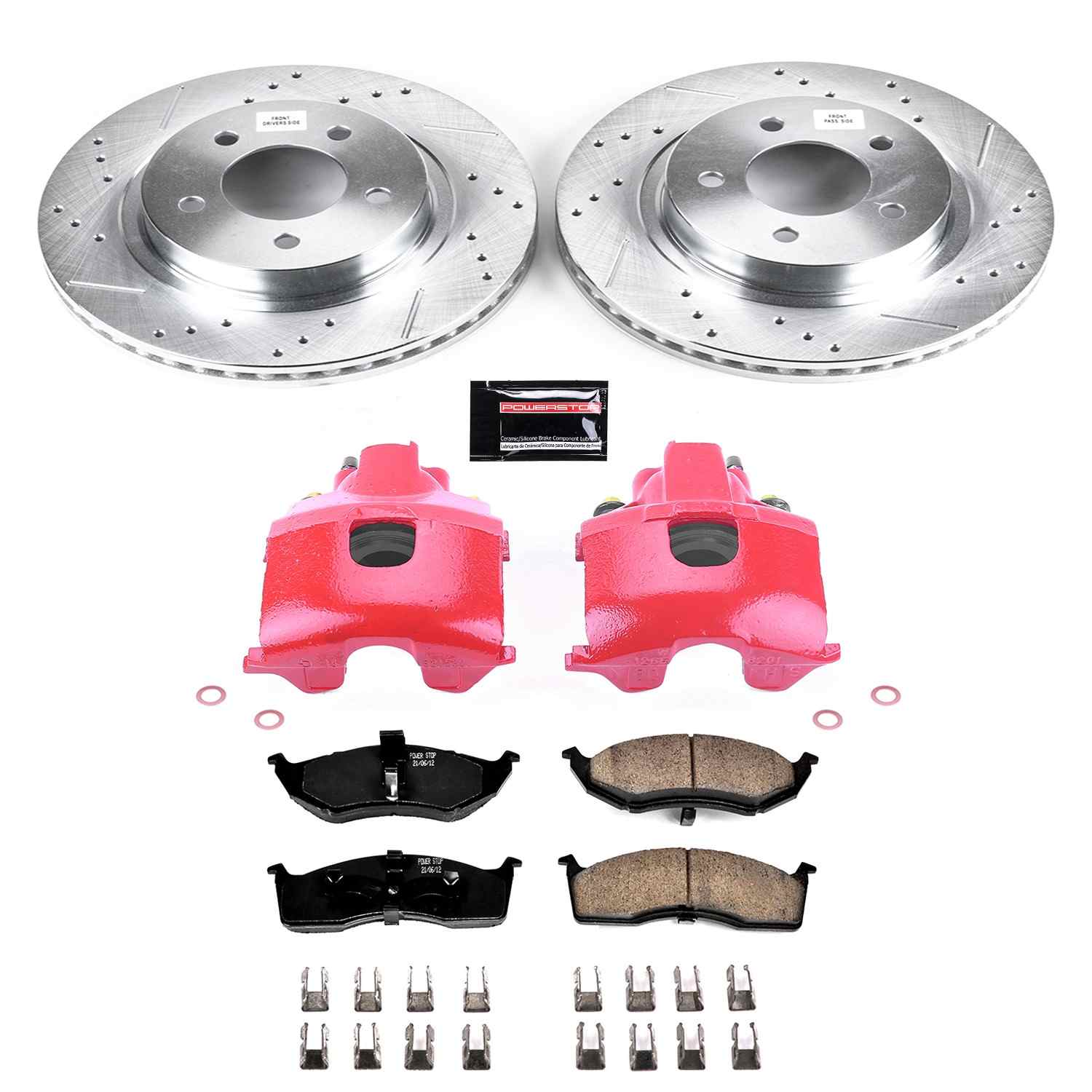 Power Stop 98-04 Chrysler Concorde Front Z23 Evolution Sport Brake Kit w/Calipers
