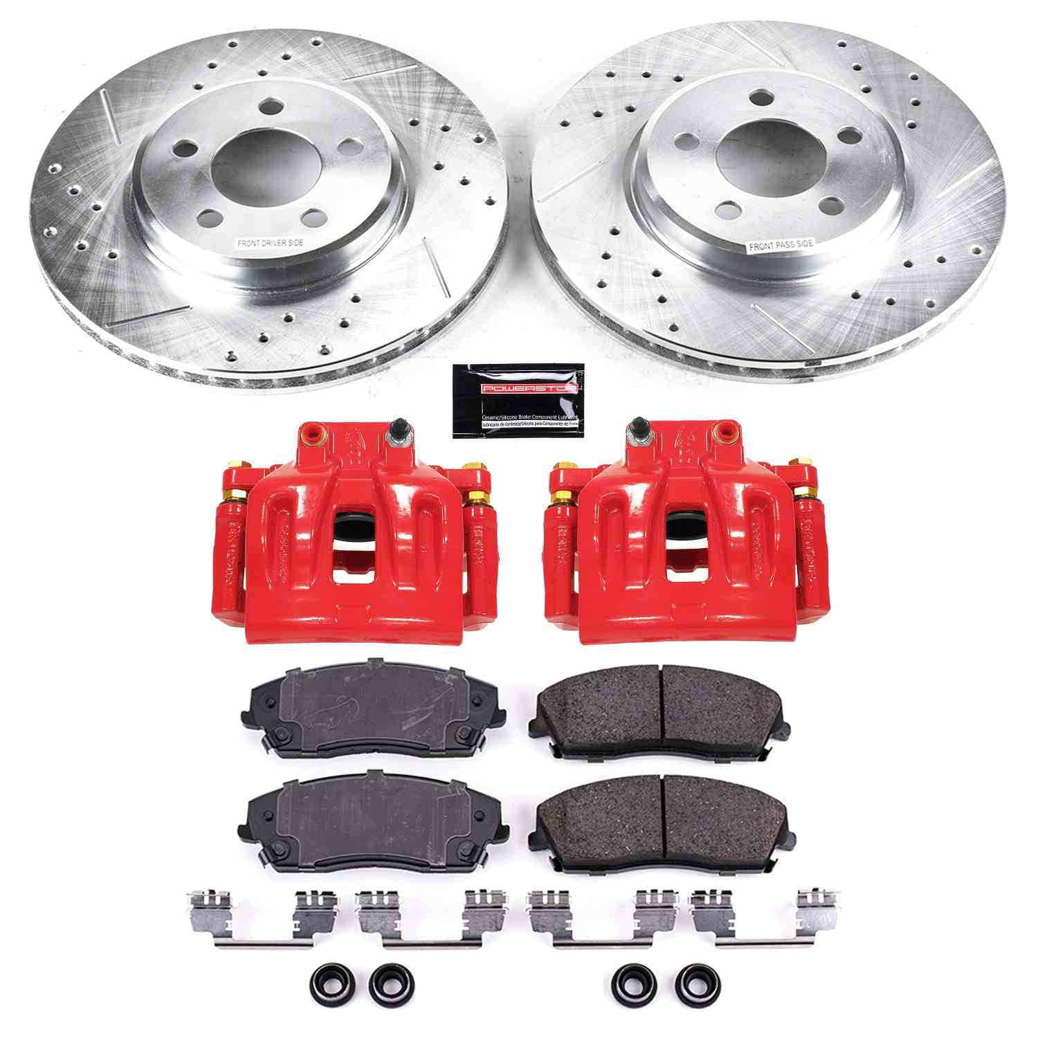 Power Stop 12-19 Chrysler 300 Front Z23 Evolution Sport Brake Kit w/Calipers