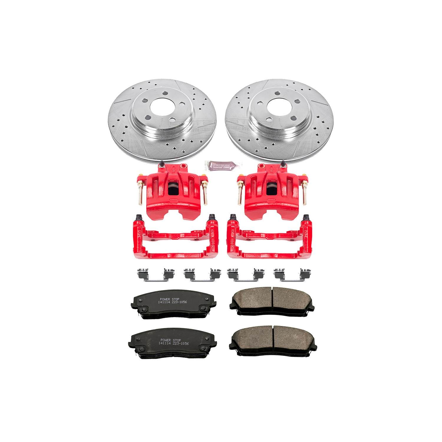Power Stop 05-11 Chrysler 300 Front Z23 Evolution Sport Brake Kit w/Calipers