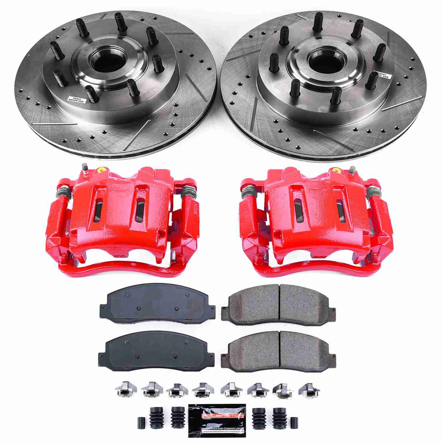 Power Stop 05-07 Ford F-250 Super Duty Front Z23 Evolution Kit w/Cals