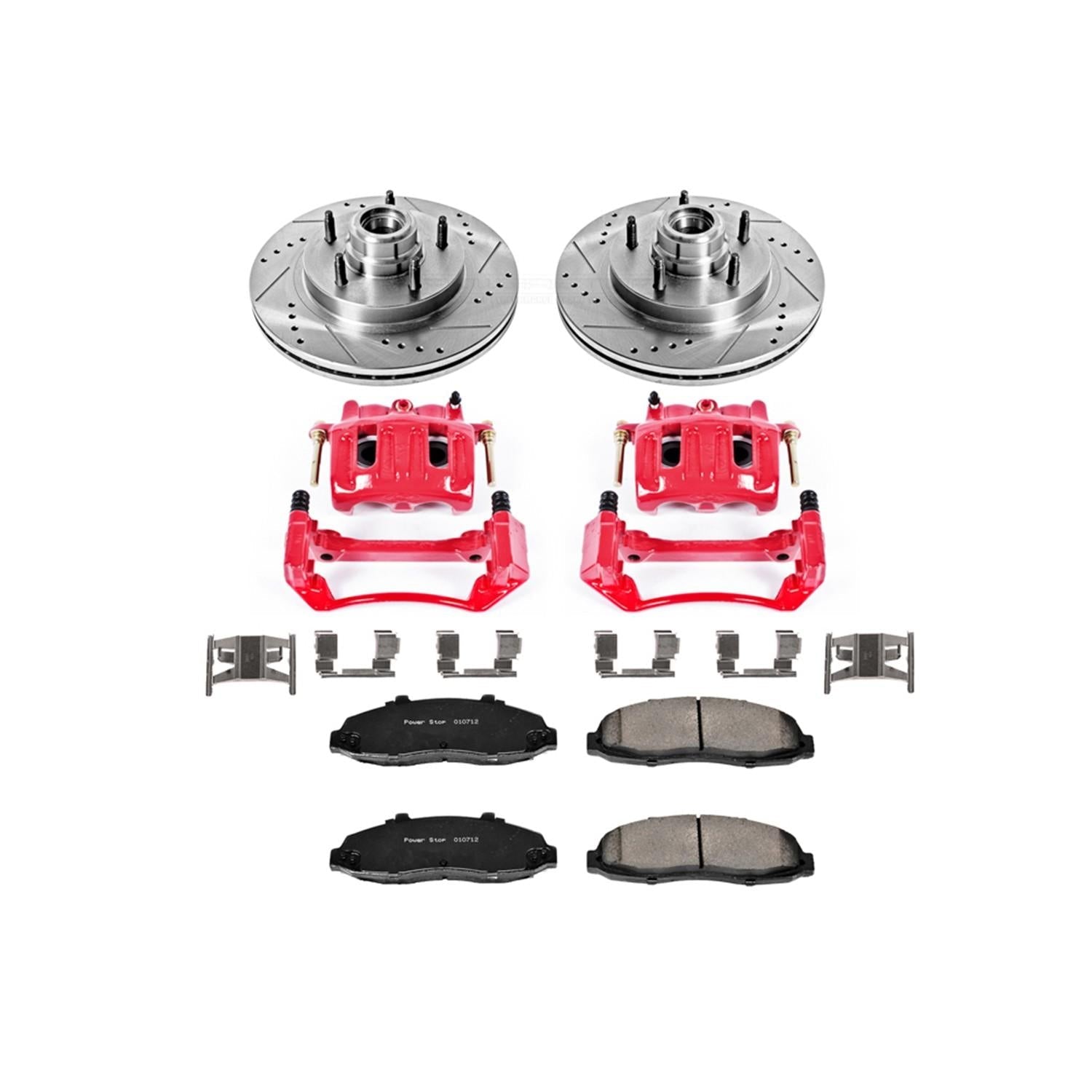 Power Stop 97-98 Ford F-150 Front Z23 Evolution Sport Brake Kit w/Calipers
