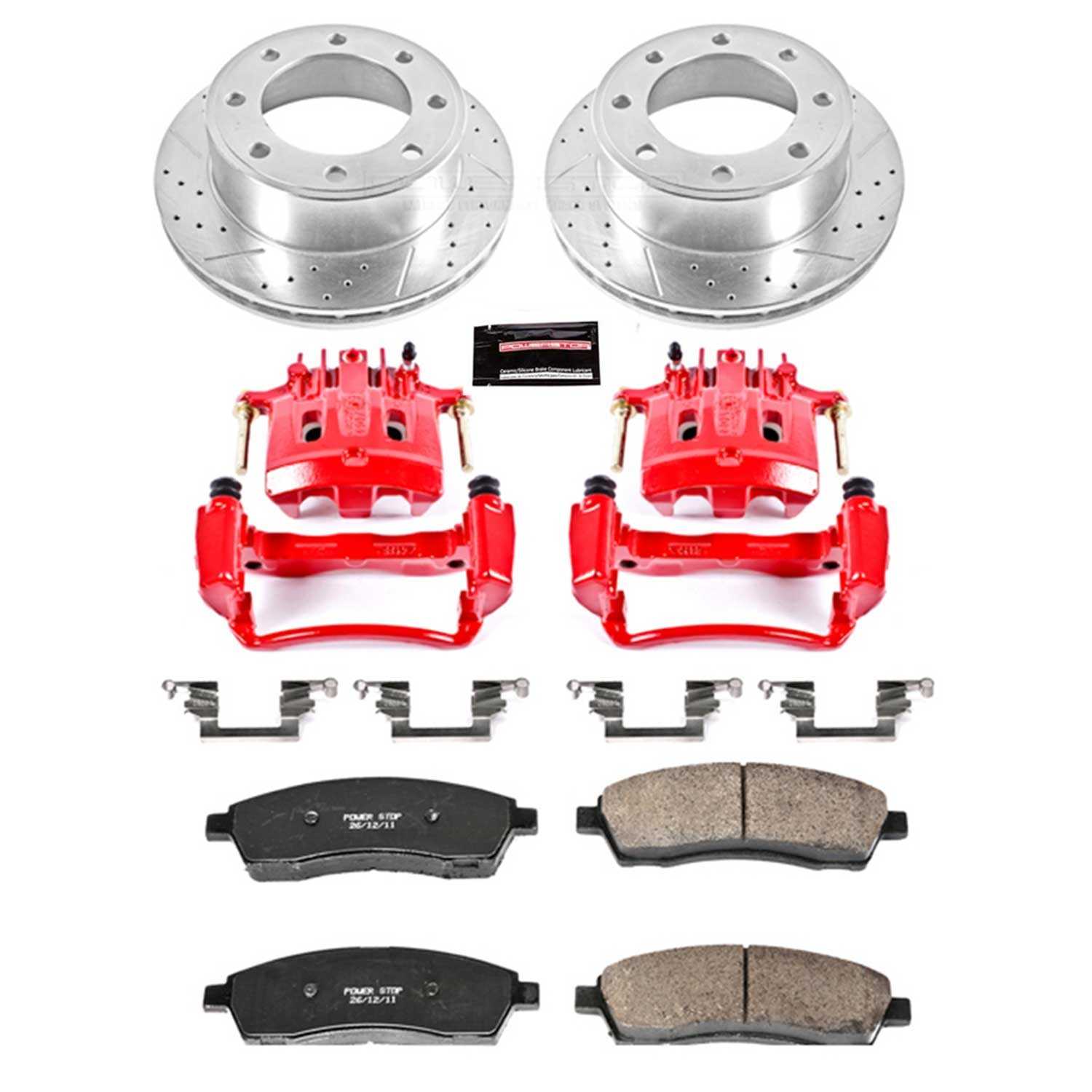 Power Stop 00-05 Ford Excursion Rear Z23 Evolution Sport Brake Kit w/Calipers