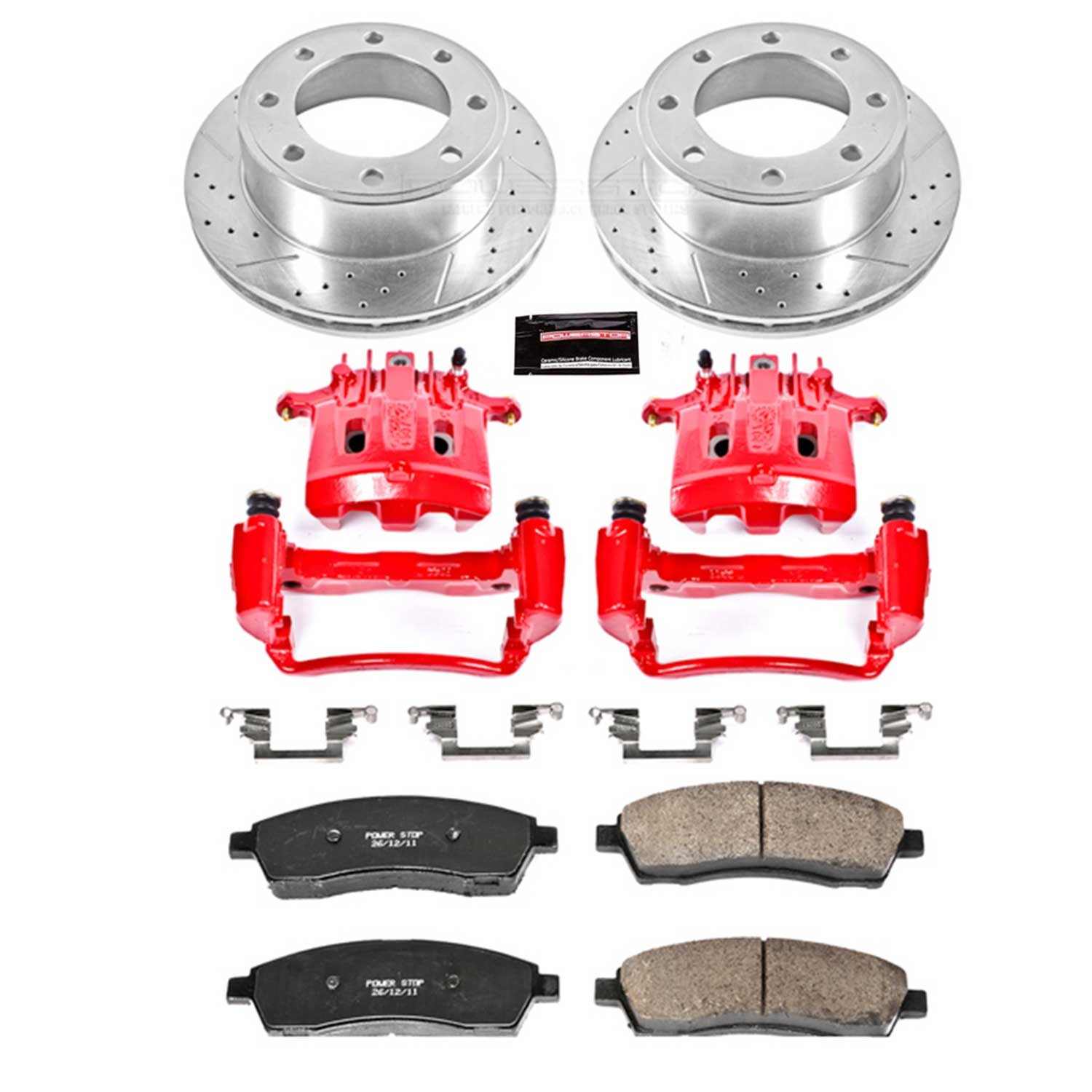 Power Stop 2000 Ford Excursion Rear Z23 Evolution Sport Brake Kit w/Calipers