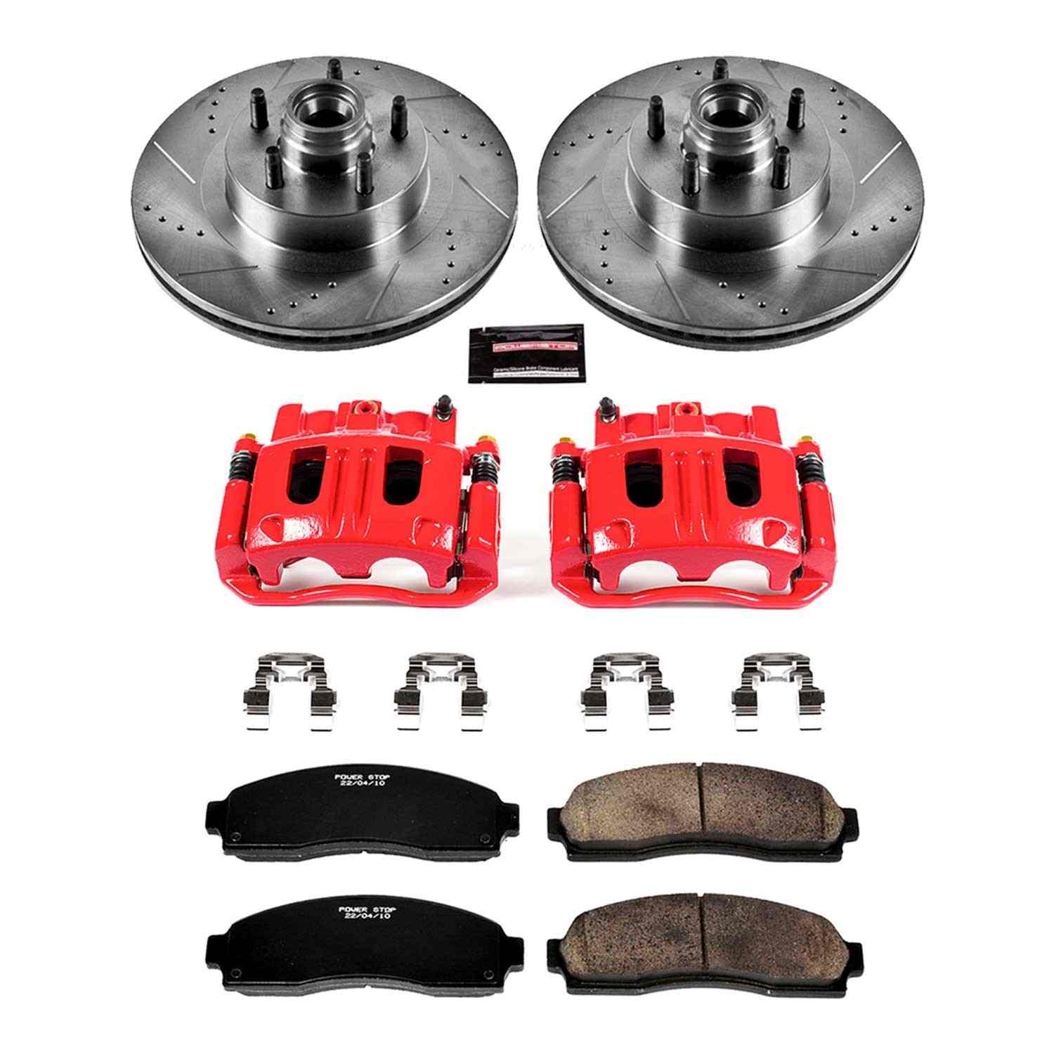 Power Stop 03-05 Ford Explorer Sport Trac Front Z23 Evolution Sport Brake Kit w/Calipers