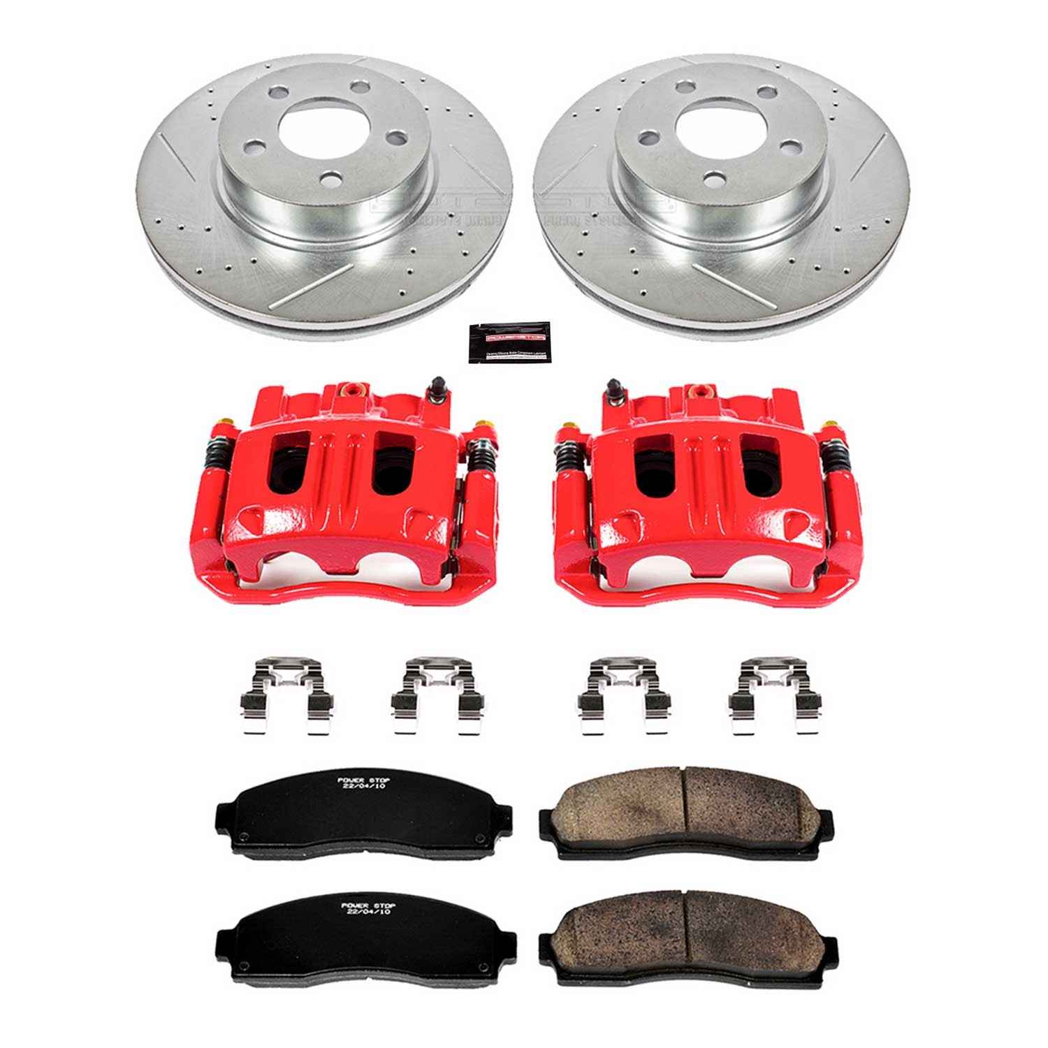 Power Stop 03-05 Ford Explorer Sport Trac Front Z23 Evolution Sport Brake Kit w/Calipers