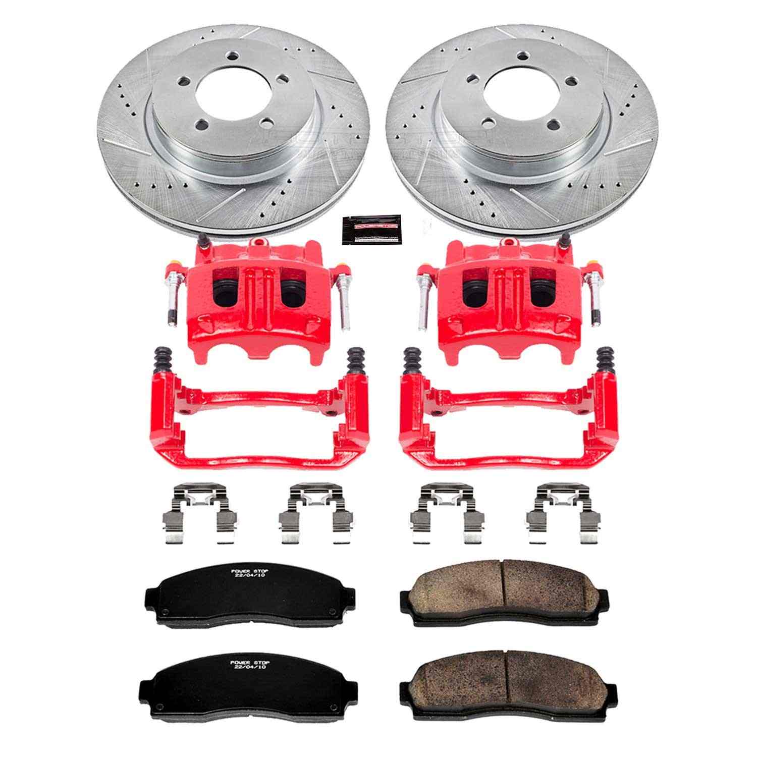 Power Stop 02-05 Ford Explorer Front Z23 Evolution Sport Brake Kit w/Calipers