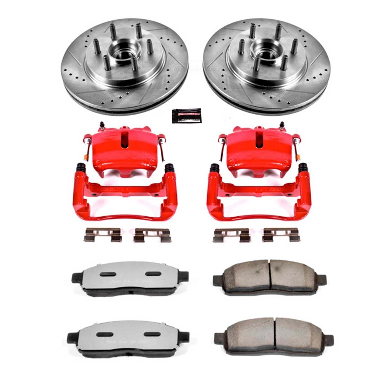 Power Stop 05-08 Ford F-150 Front Z36 Truck & Tow Kit w/Cals