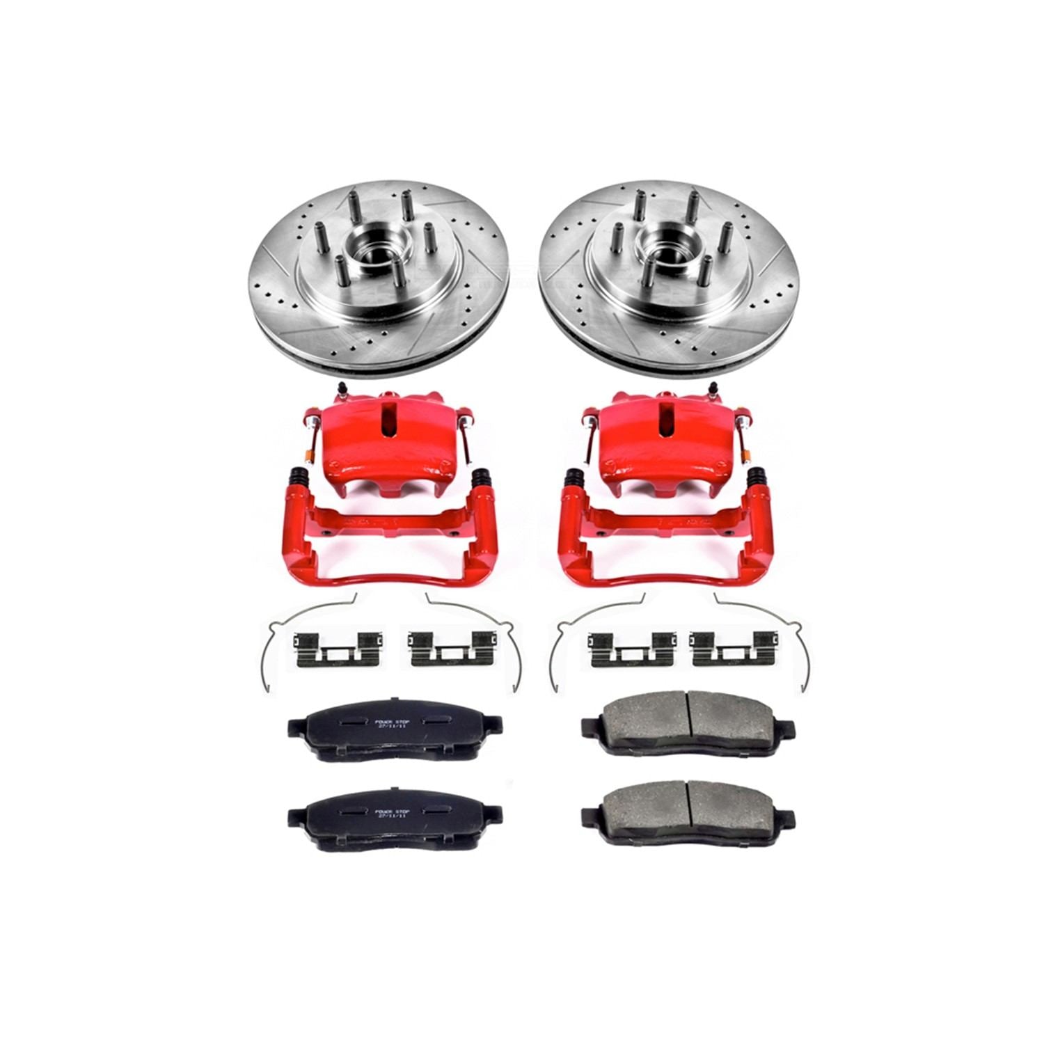 Power Stop 05-08 Ford F-150 Front Z23 Evolution Kit w/Cals