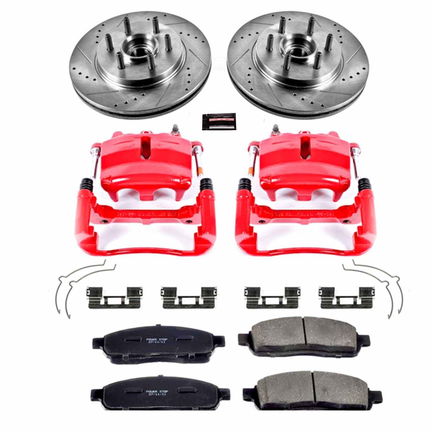 Power Stop 2004 Ford F-150 Front Z23 Evolution Kit w/Cals