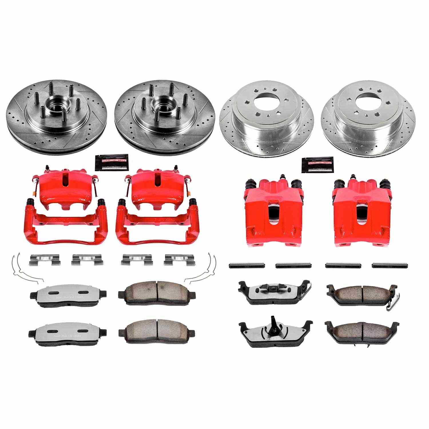 Power Stop 05-08 Ford F-150 Front & Rear Z36 Truck & Tow Kit w/Calipers