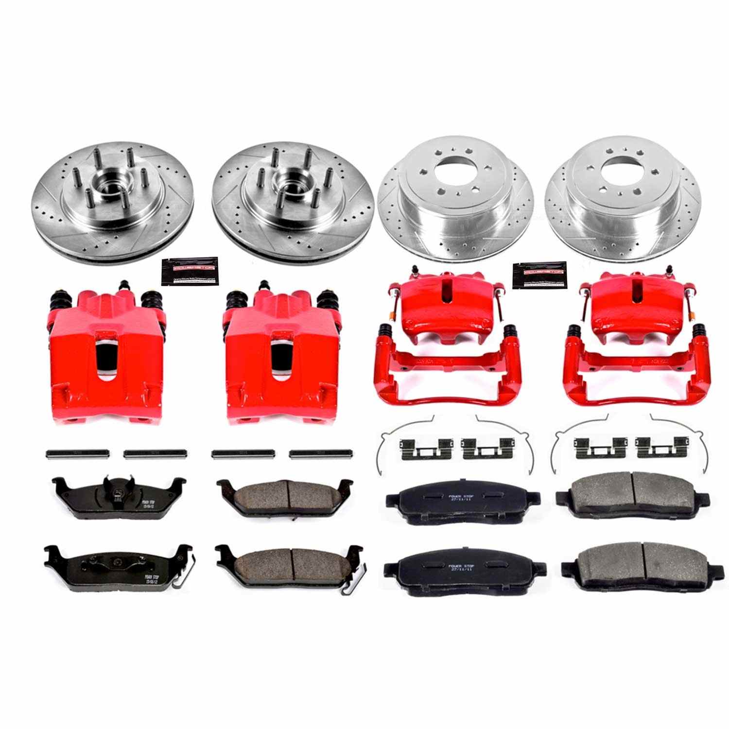 Power Stop 05-08 Ford F-150 Front & Rear Z23 Evolution Kit w/Calipers