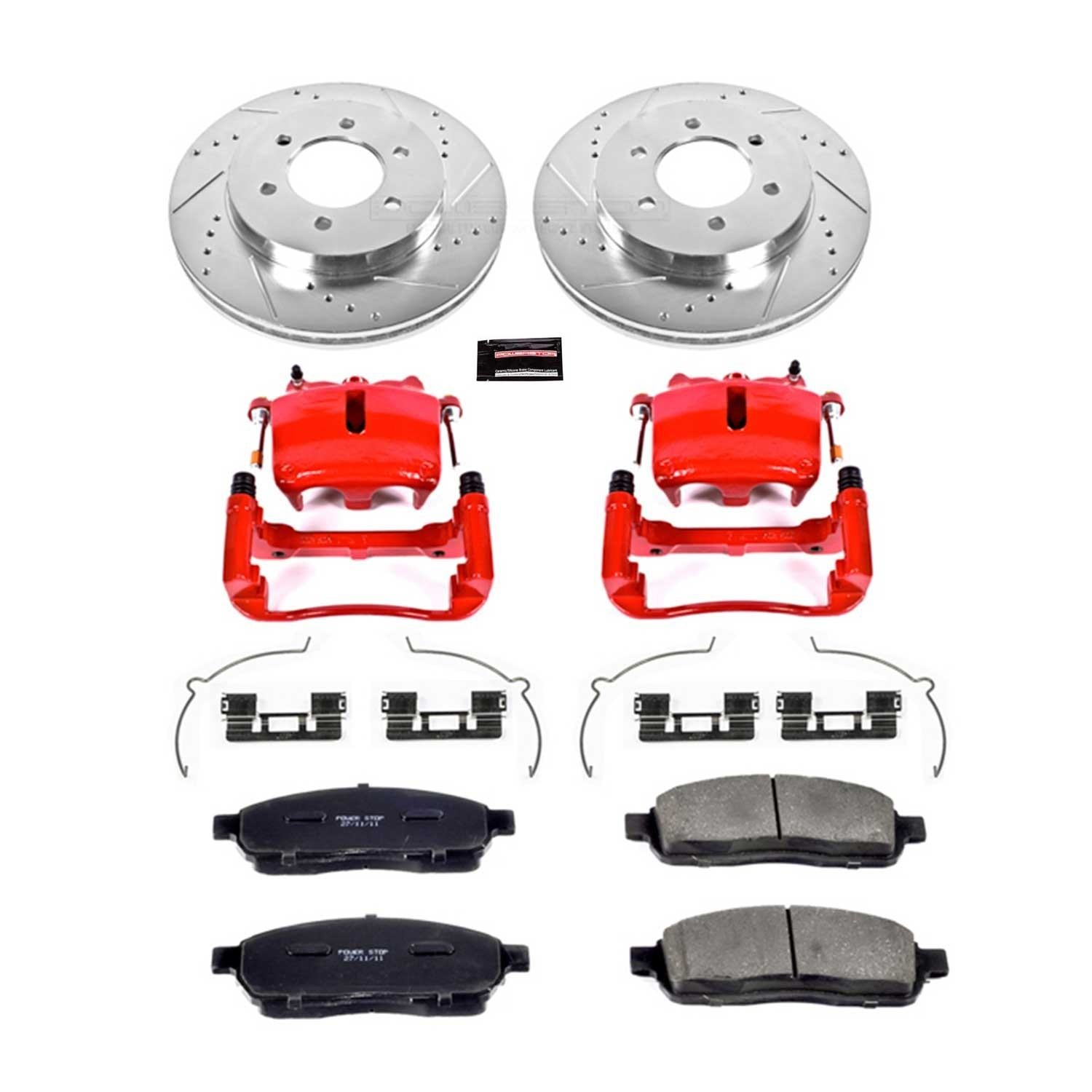 Power Stop 05-08 Ford F-150 Front Z23 Evolution Sport Brake Kit w/Calipers