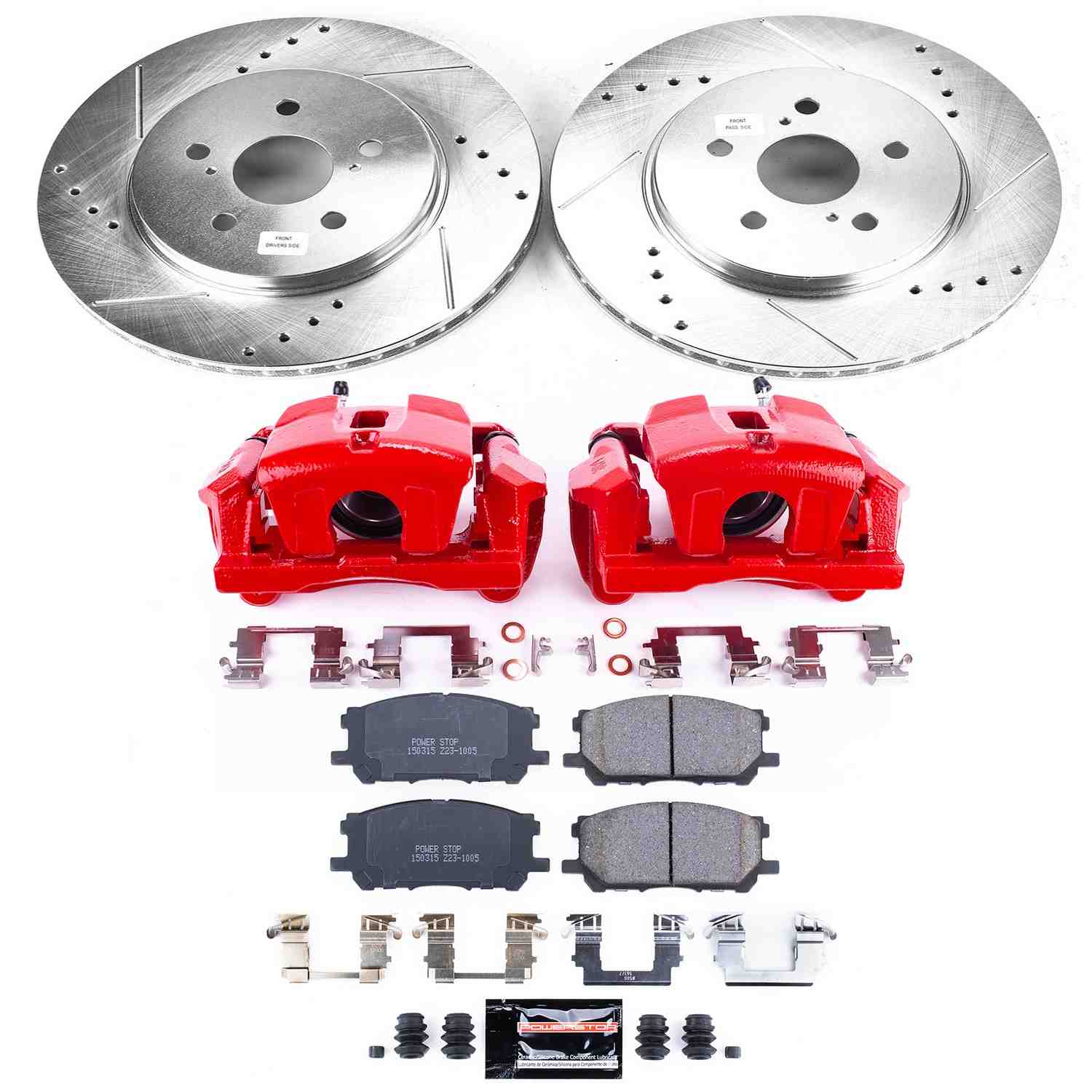Power Stop 04-06 Lexus RX330 Front Z23 Evolution Sport Brake Kit w/Calipers