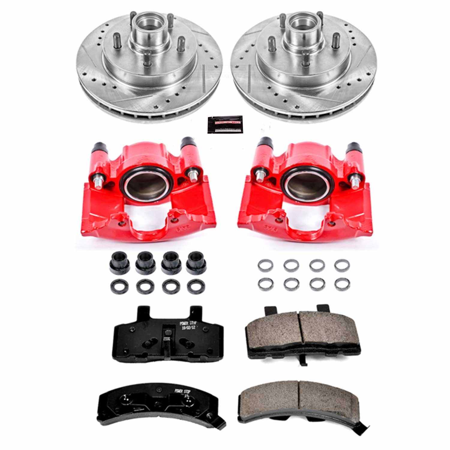 Power Stop 95-99 Chevrolet C1500 Front Z23 Evolution Sport Brake Kit w/Calipers