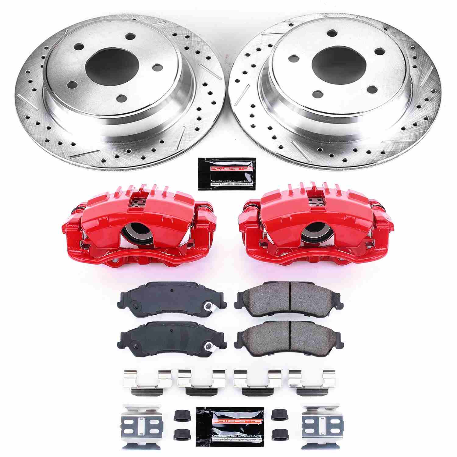 Power Stop 97-05 Chevrolet Blazer Rear Z23 Evolution Sport Brake Kit w/Calipers