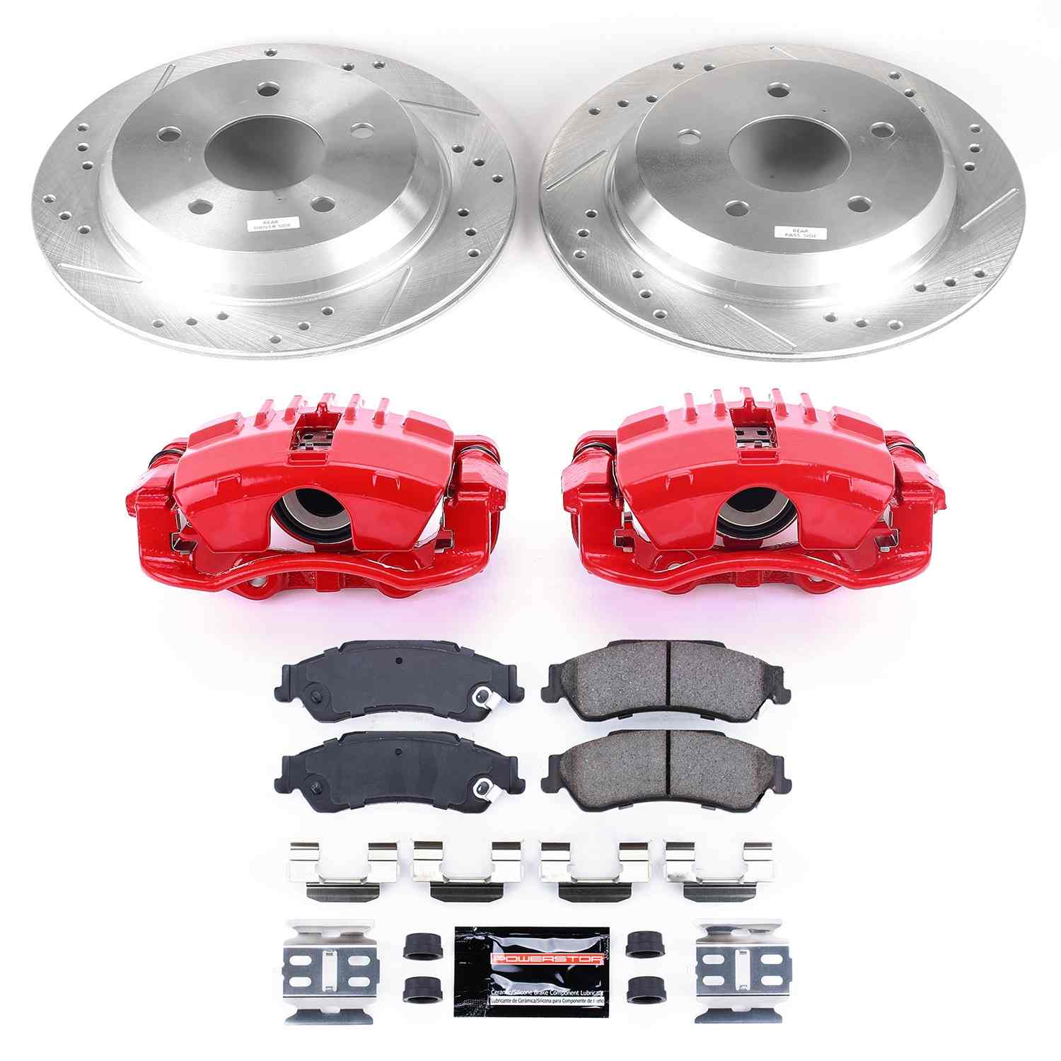 Power Stop 98-05 Chevrolet Blazer Rear Z23 Evolution Sport Brake Kit w/Calipers