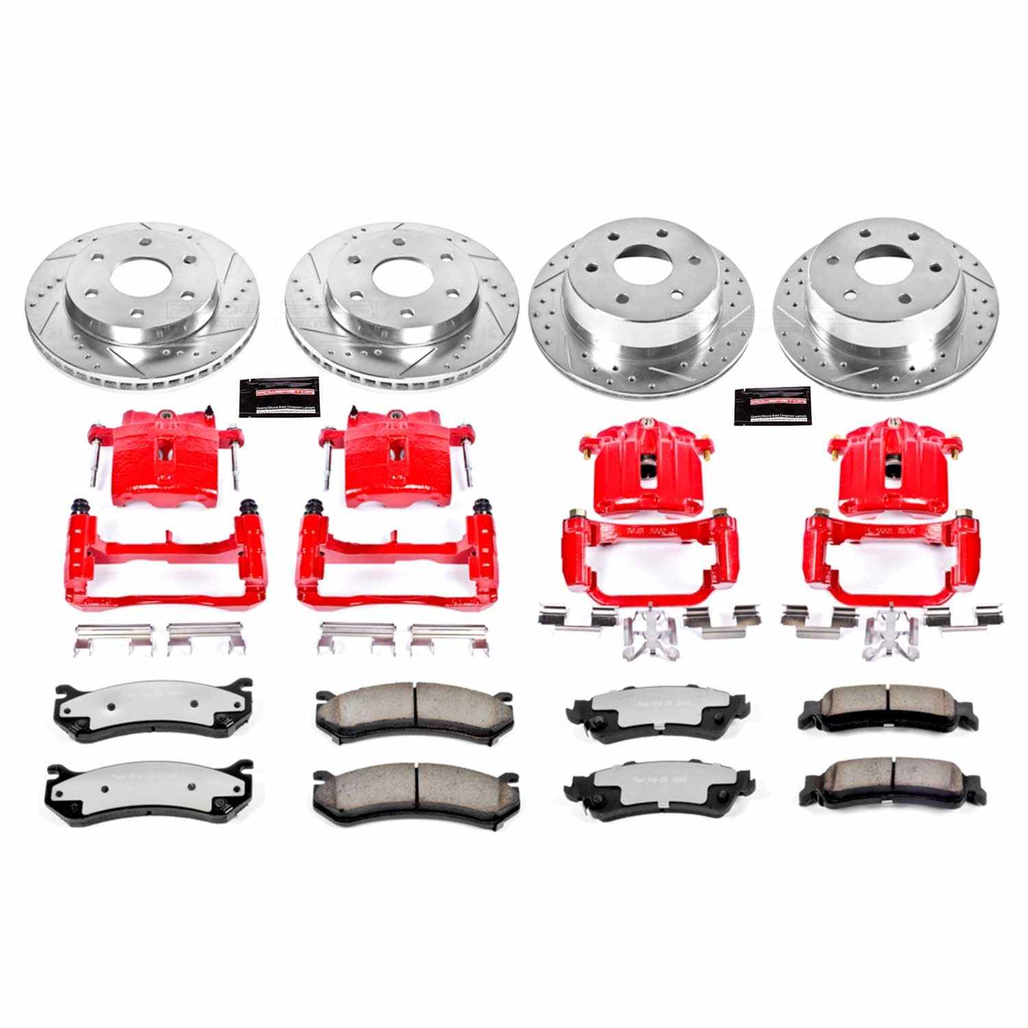 Power Stop 03-06 Chevrolet Silverado 1500 Front and Rear Z36 Truck & Tow Kit w/Calipers