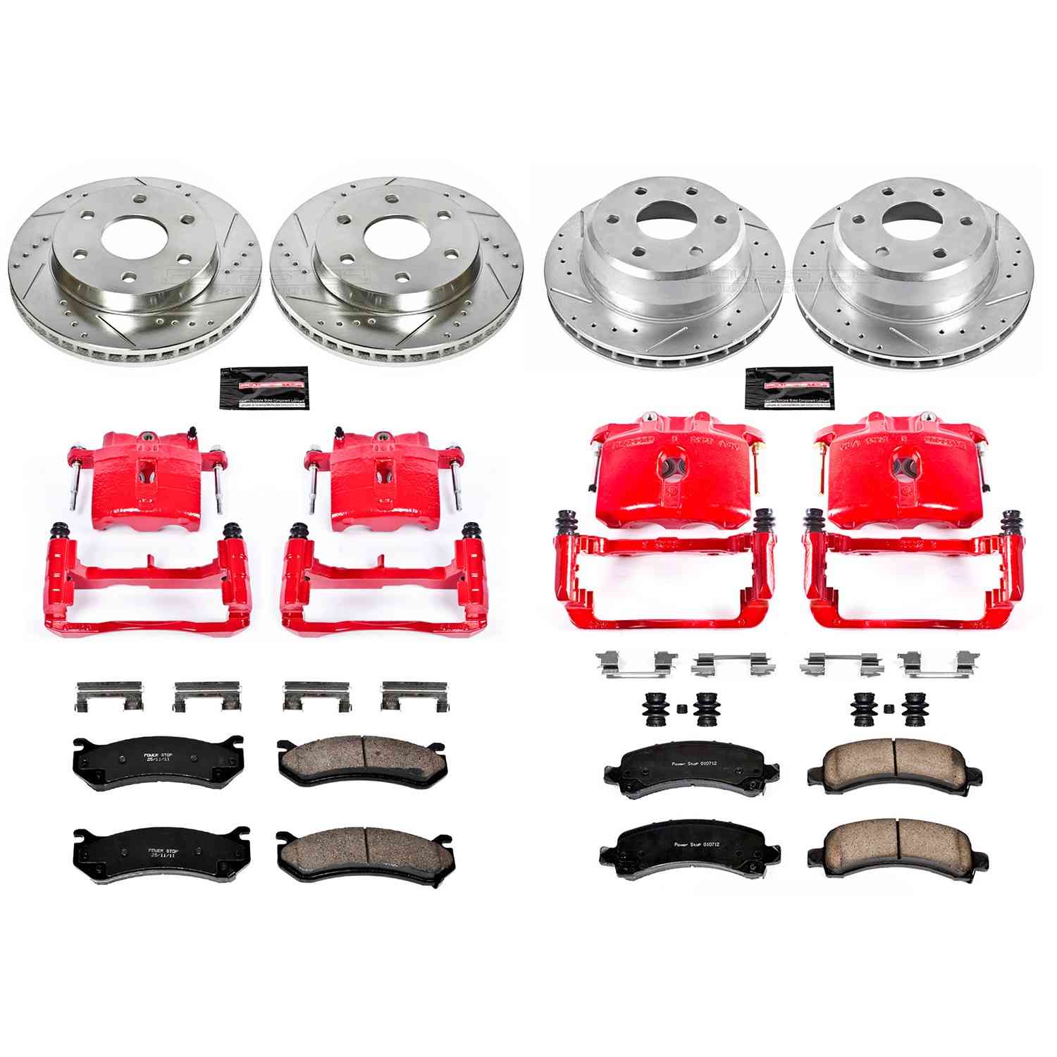 Power Stop 03-06 Cadillac Escalade Front & Rear Z23 Evolution Sport Brake Kit w/Calipers