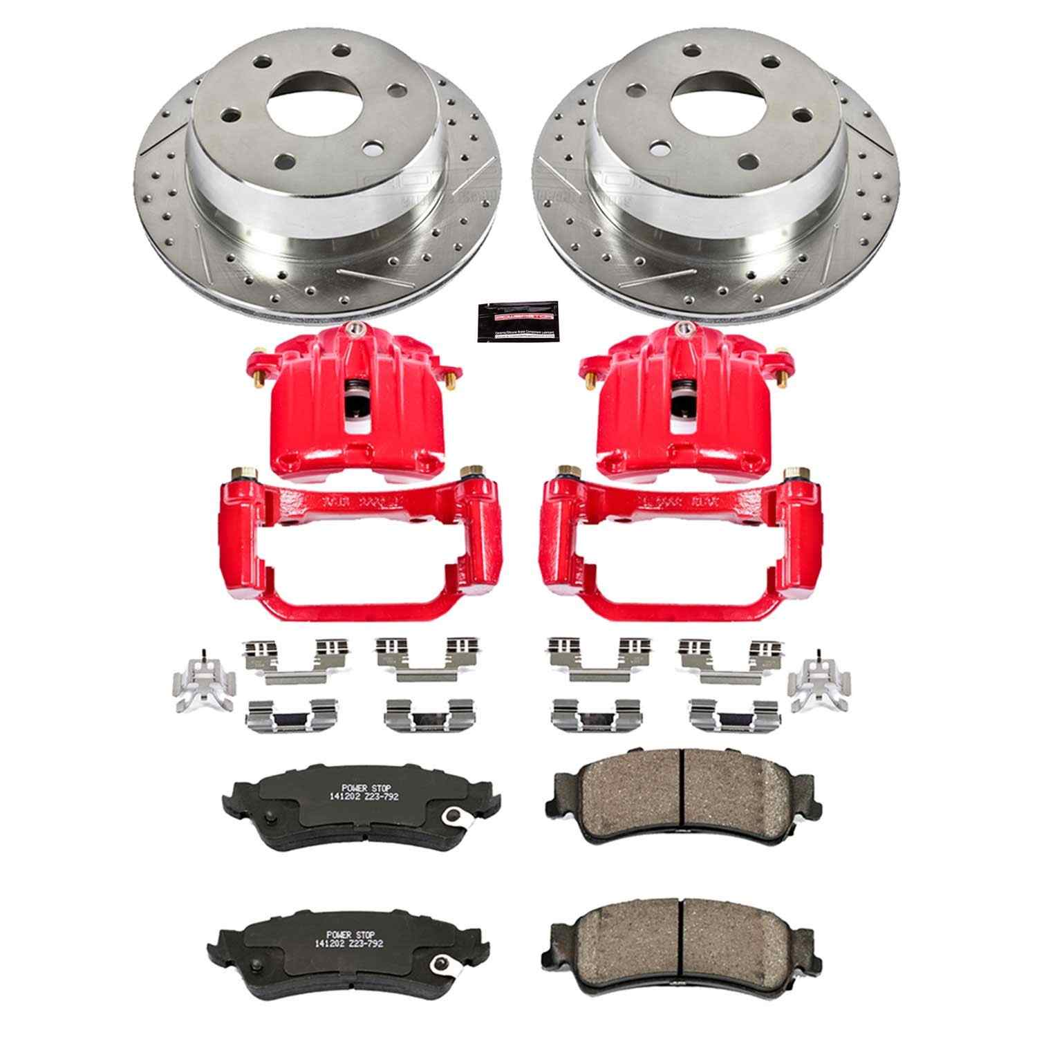 Power Stop 03-06 Chevrolet Silverado 1500 Rear Z23 Evolution Sport Brake Kit w/Calipers