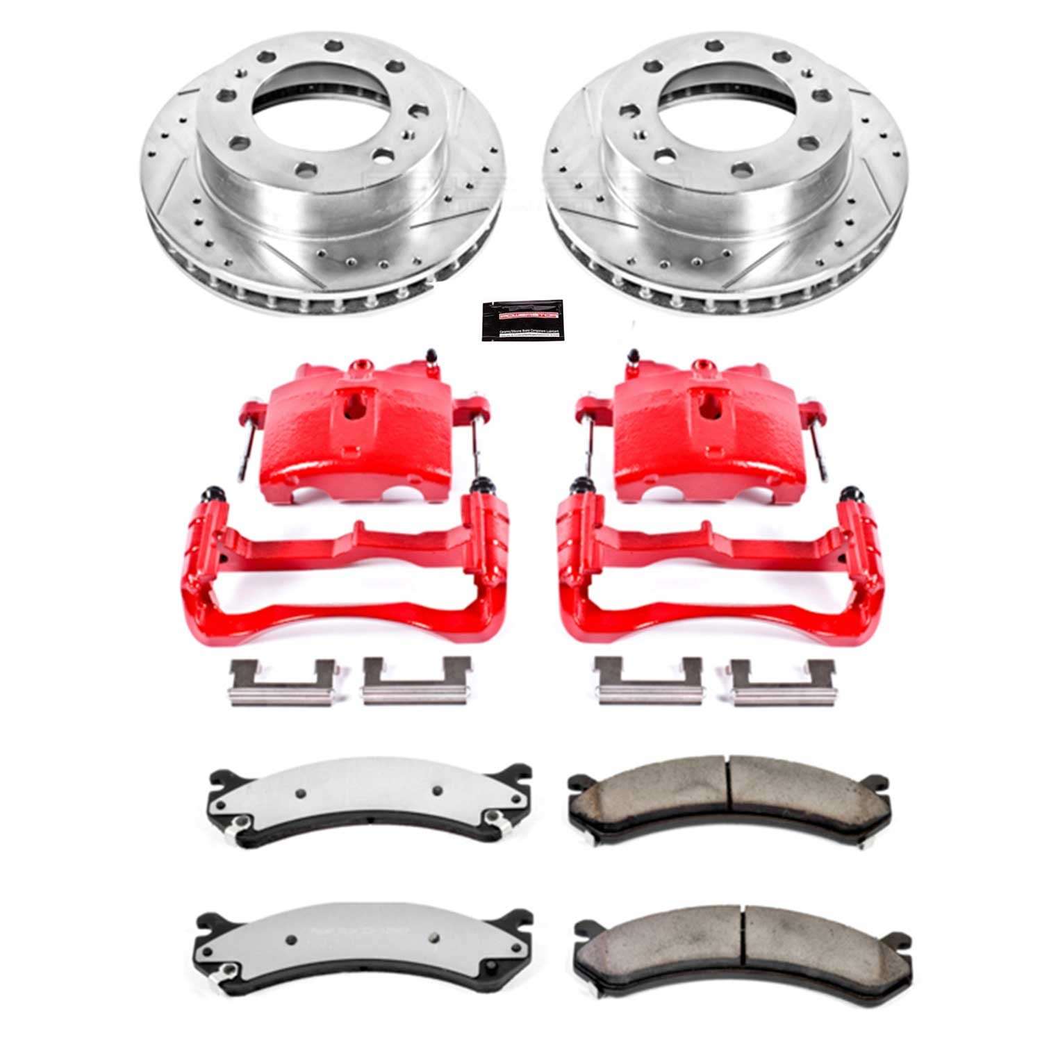 Power Stop 03-09 Hummer H2 Front Z36 Truck & Tow Kit w/Cals