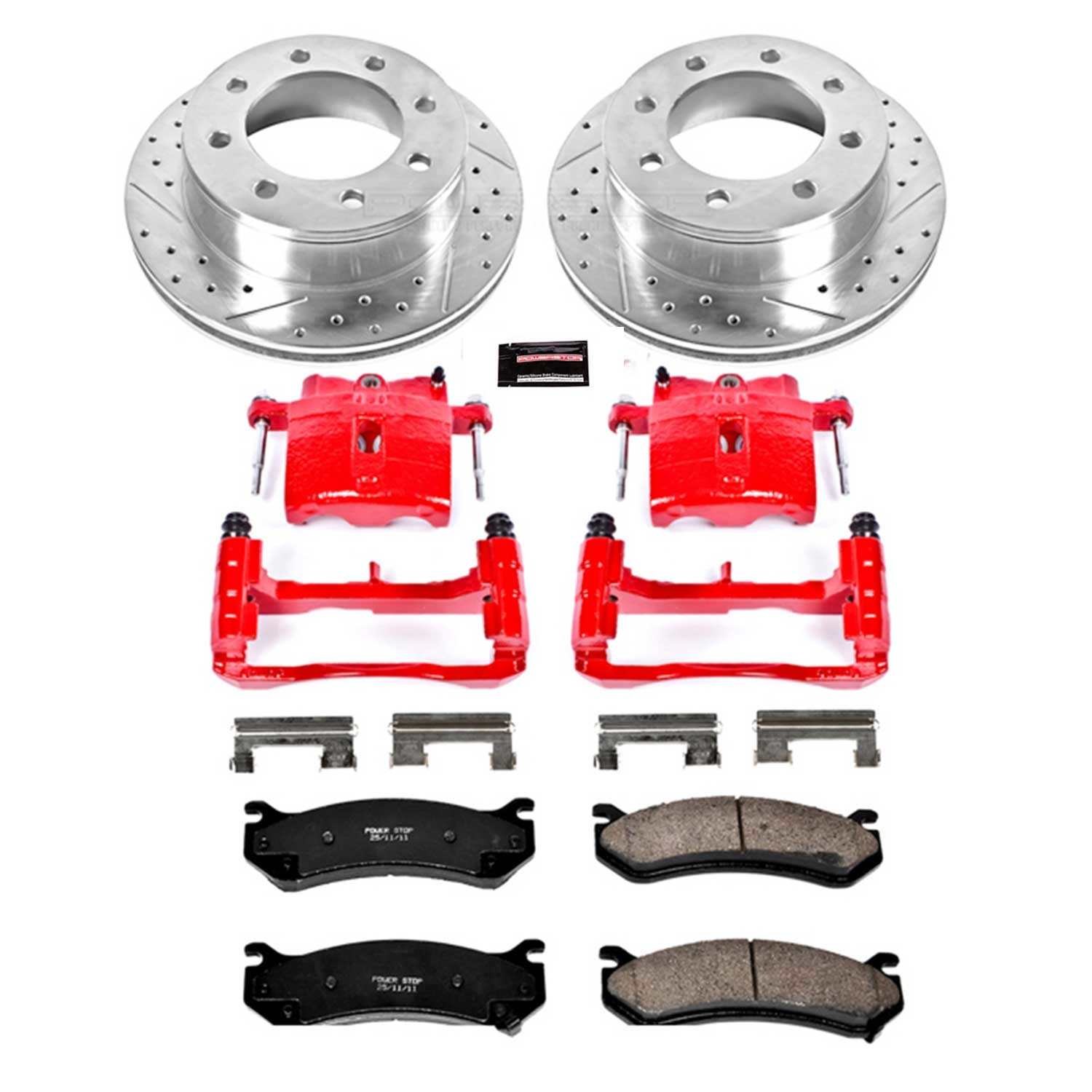 Power Stop 02-06 Chevrolet Avalanche 2500 Rear Z23 Evolution Sport Brake Kit w/Calipers