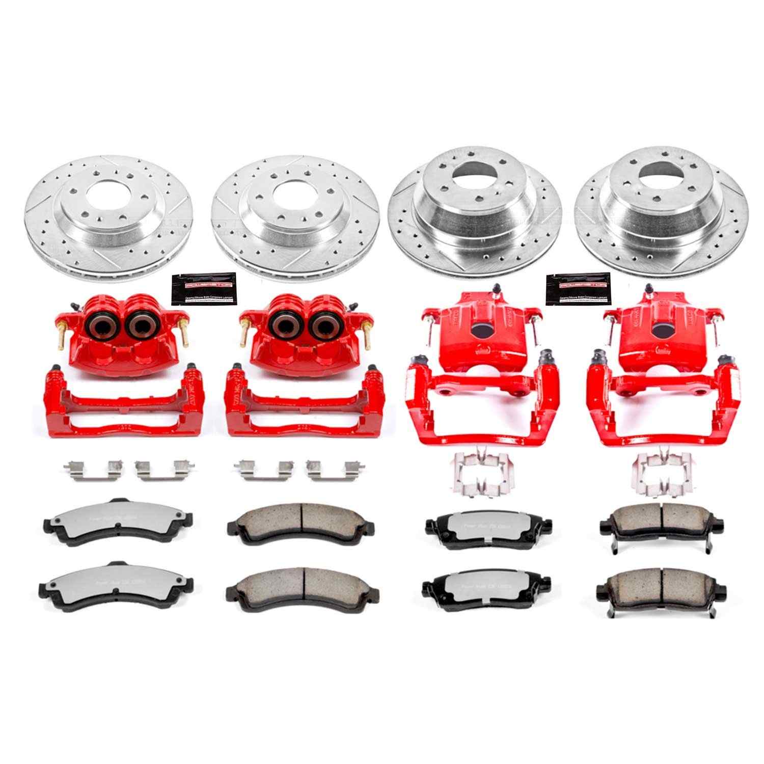 Power Stop 04-05 Buick Rainier Front & Rear Z36 Truck & Tow Brake Kit w/Calipers