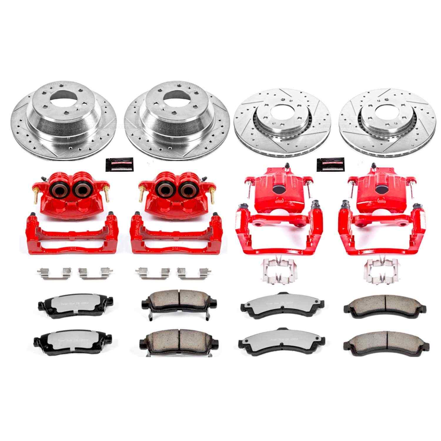Power Stop 04-05 Buick Rainier Front & Rear Z36 Truck & Tow Brake Kit w/Calipers