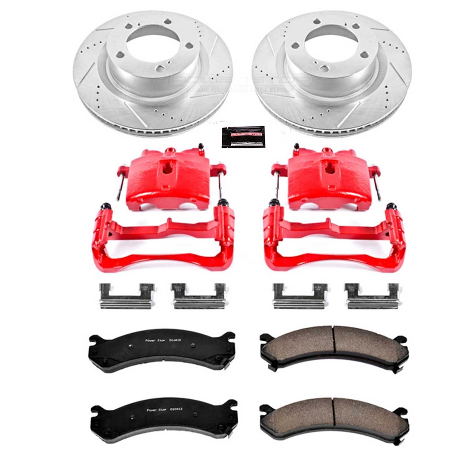 Power Stop 02-04 Chevrolet Avalanche 2500 Front Z23 Evolution Sport Brake Kit w/Calipers