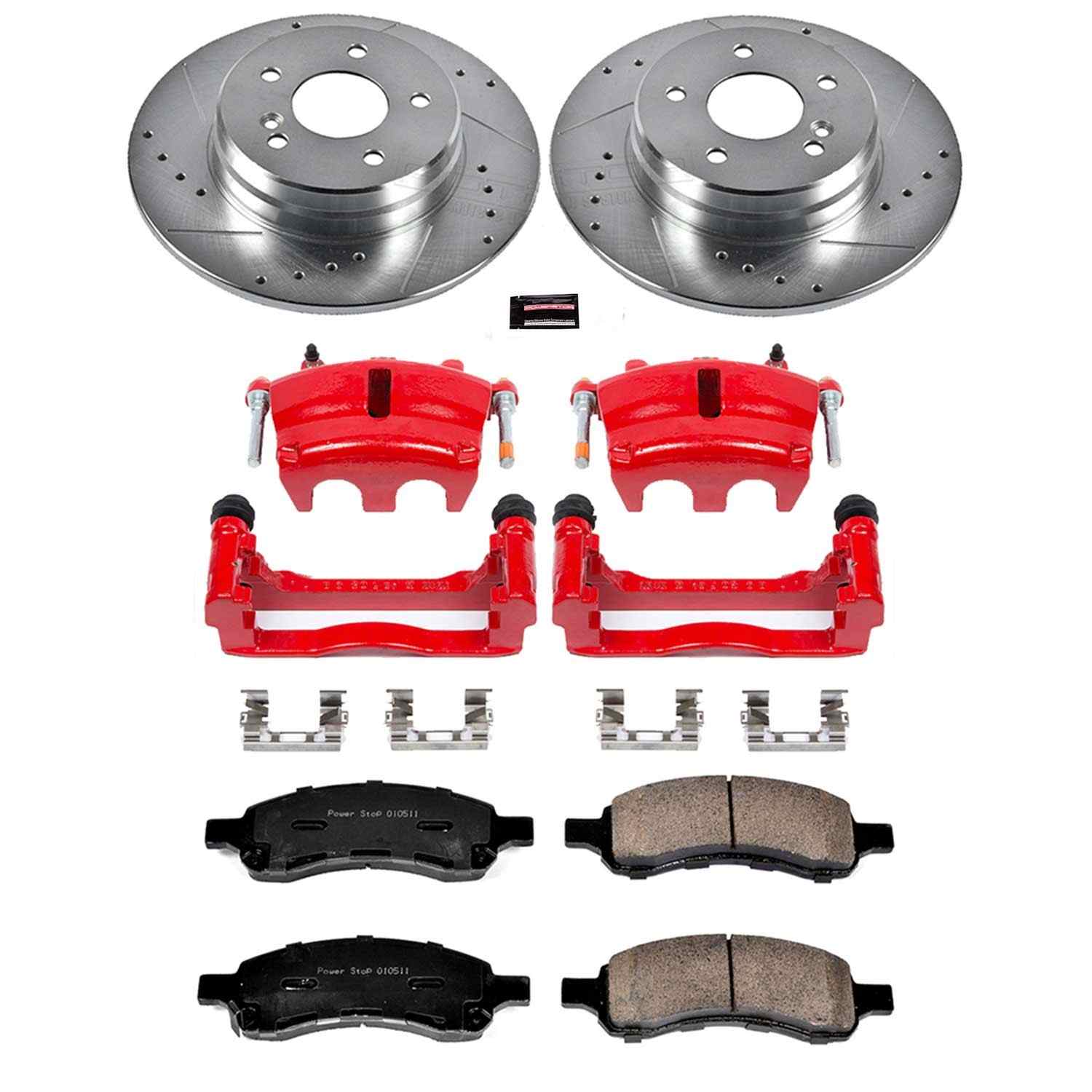Power Stop 06-07 Buick Rainier Front Z23 Evolution Sport Brake Kit w/Calipers