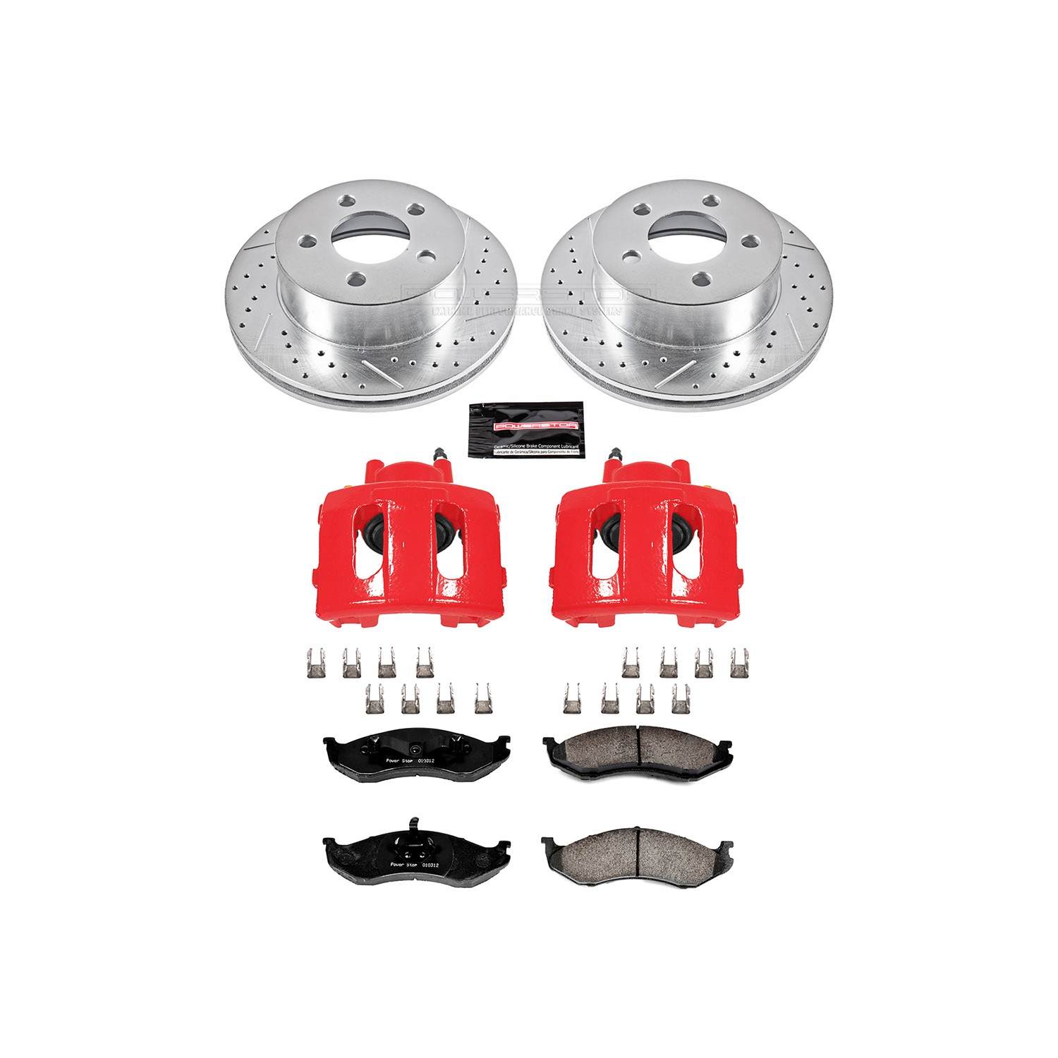 Power Stop 99-01 Jeep Cherokee Front Z23 Evolution Sport Brake Kit w/Calipers