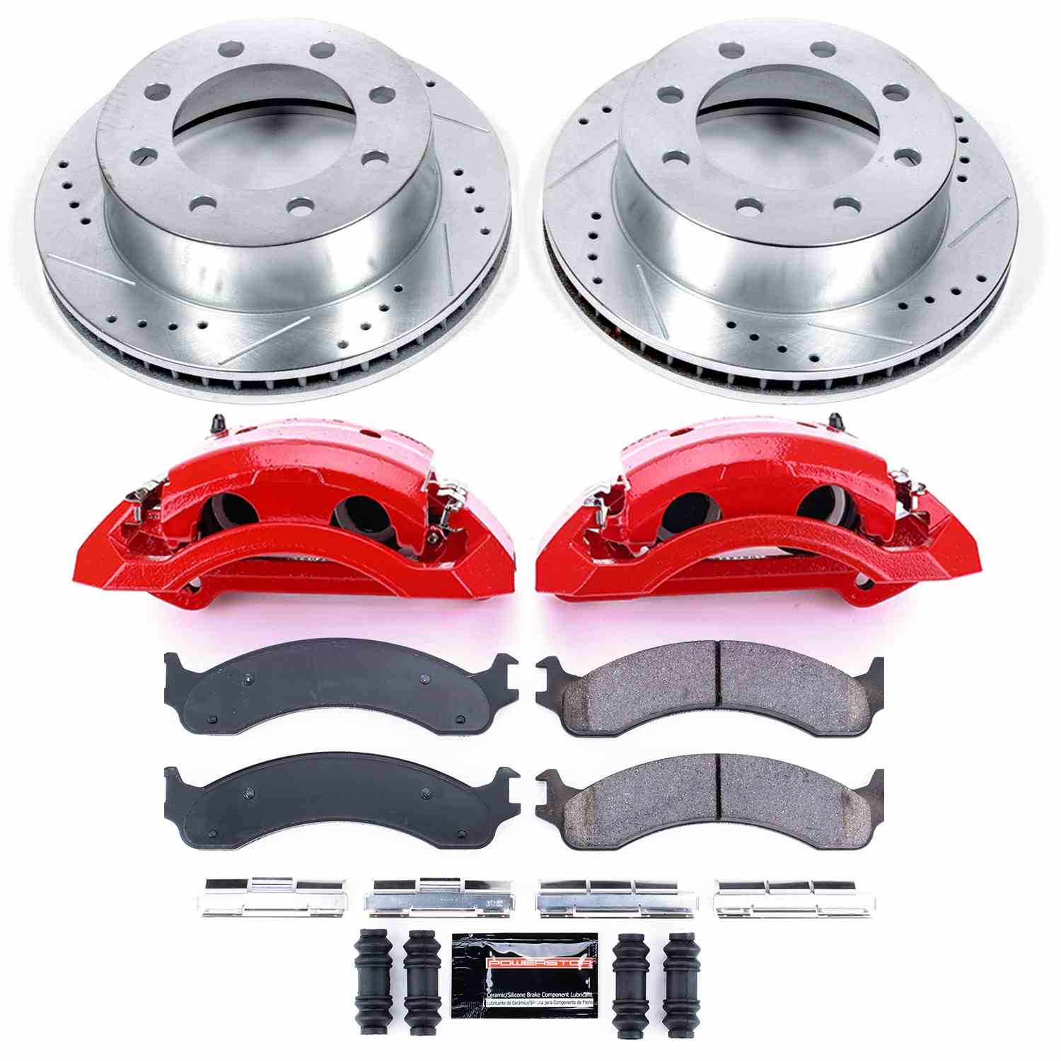 Power Stop 00-02 Dodge Ram 2500 Front Z23 Evolution Sport Brake Kit w/Calipers