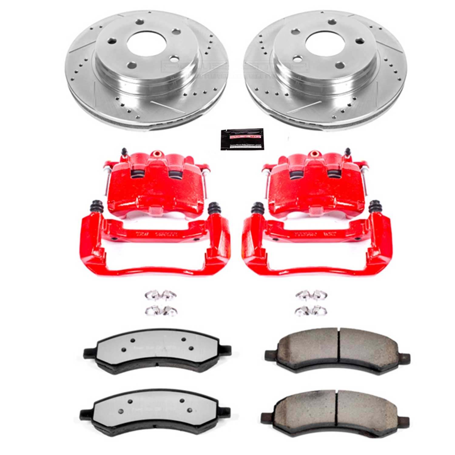 Power Stop 06-08 Dodge Ram 1500 Front Z36 Truck & Tow Kit w/Cals