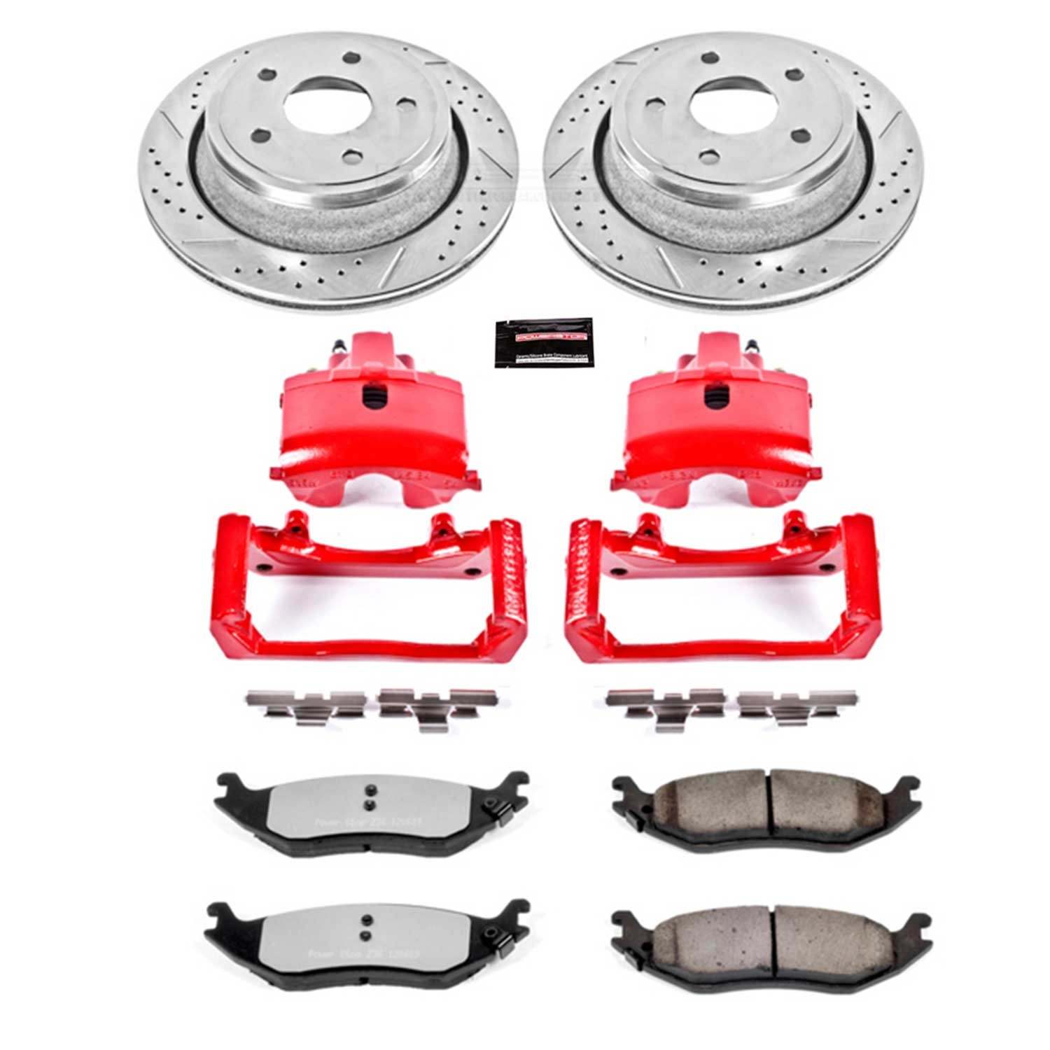 Power Stop 19-21 Ram 1500 Classic Rear Z36 Truck&Tow Kit w/Cals